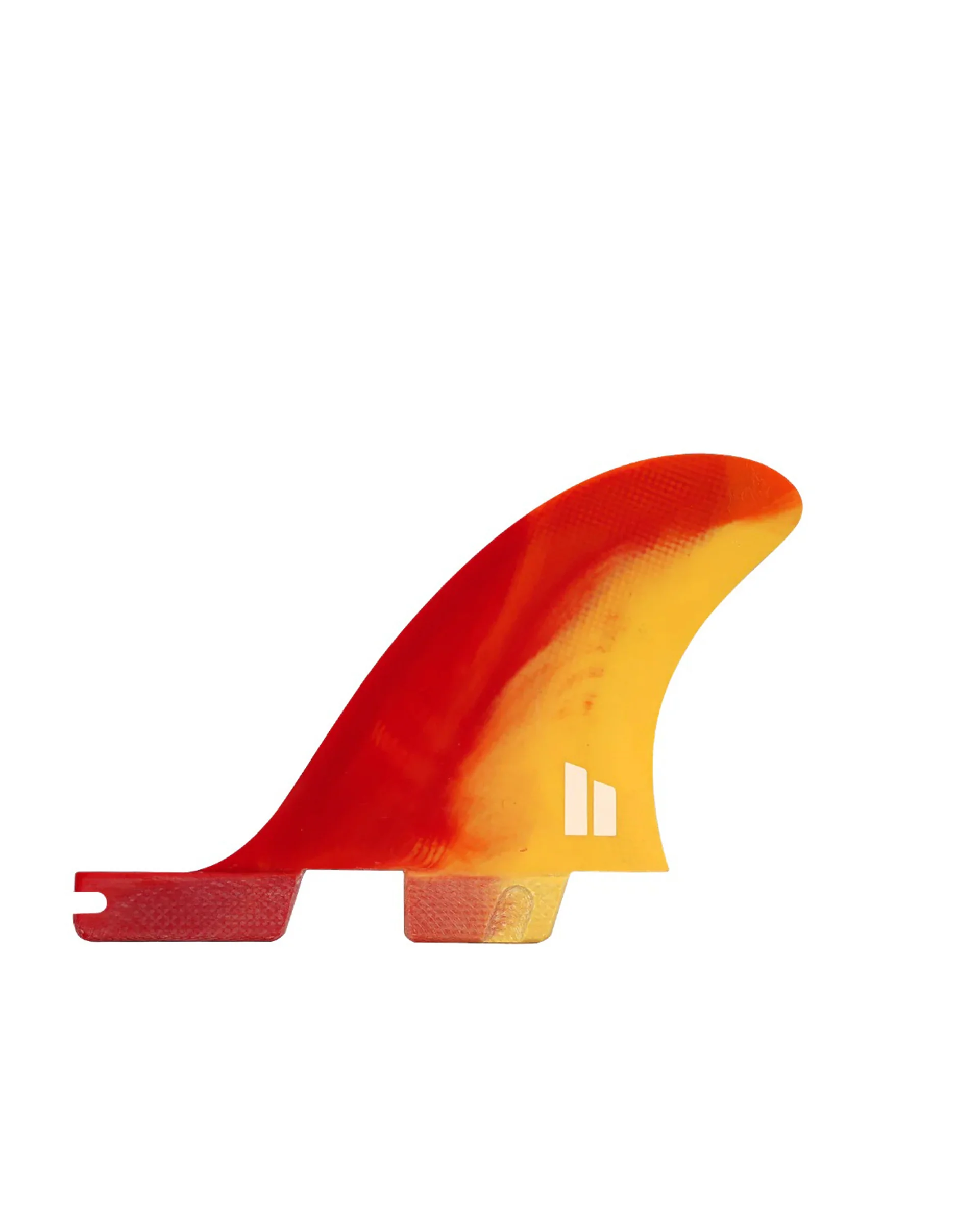 FCS II Mark Richards Twin + Stabiliser Surf Fins (M-L) - Sunset Swirl - Image 2