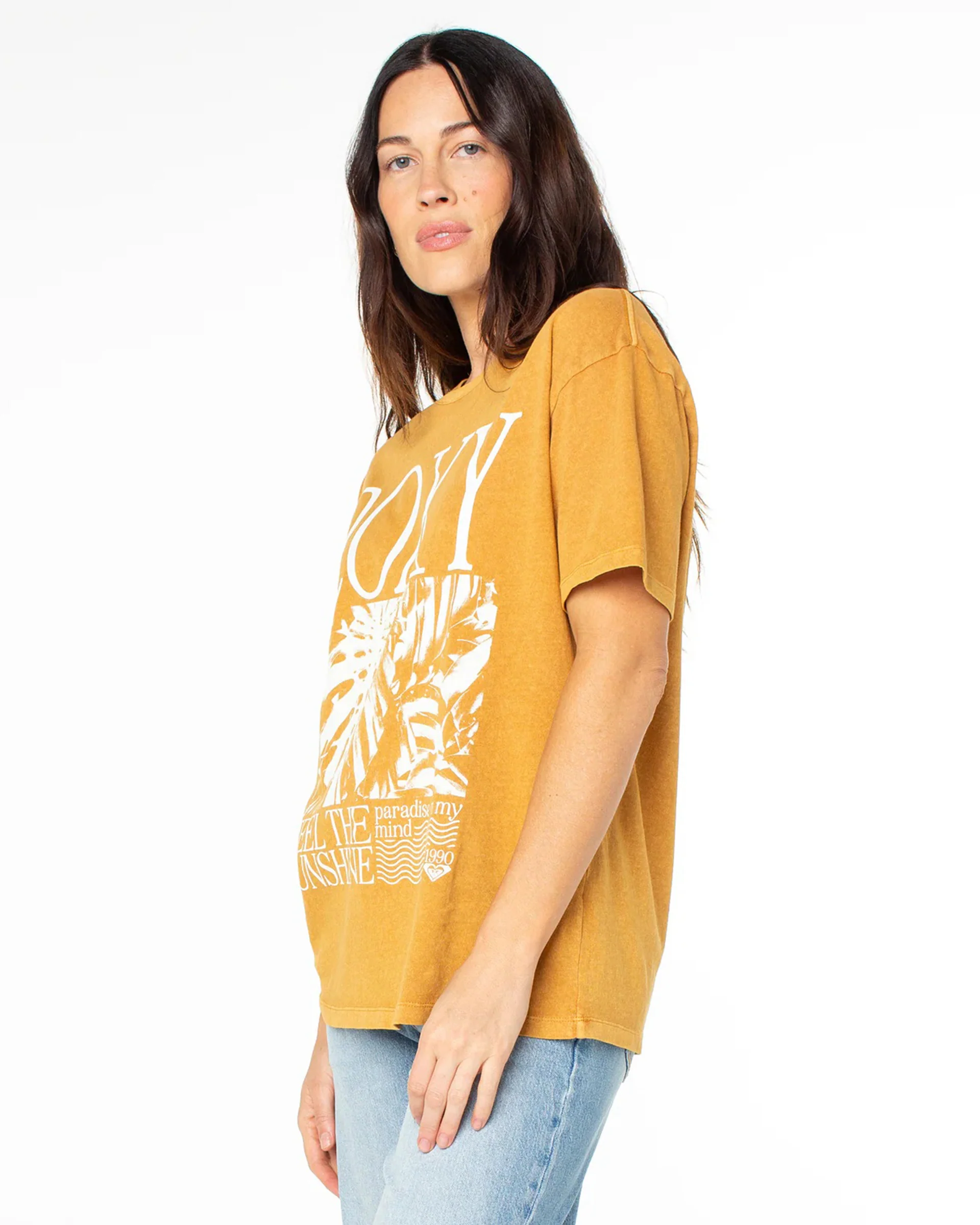 Feel The Sunshine S/S T-Shirt - Gold - Image 4