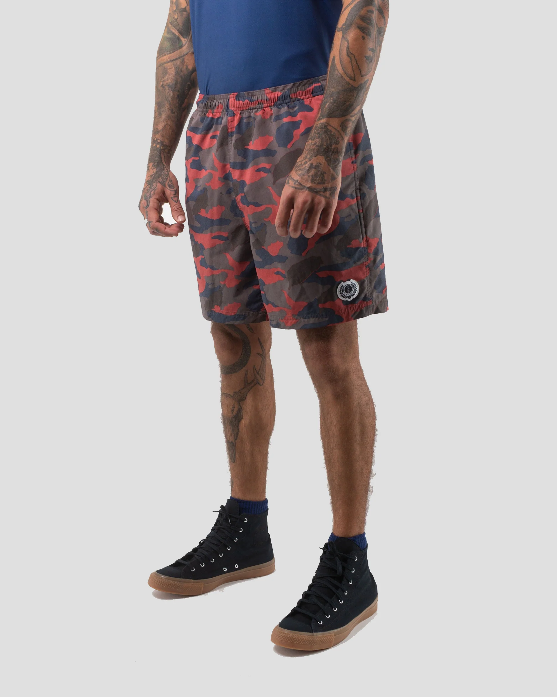 Floral Blend Volley Short - Camo - Image 3