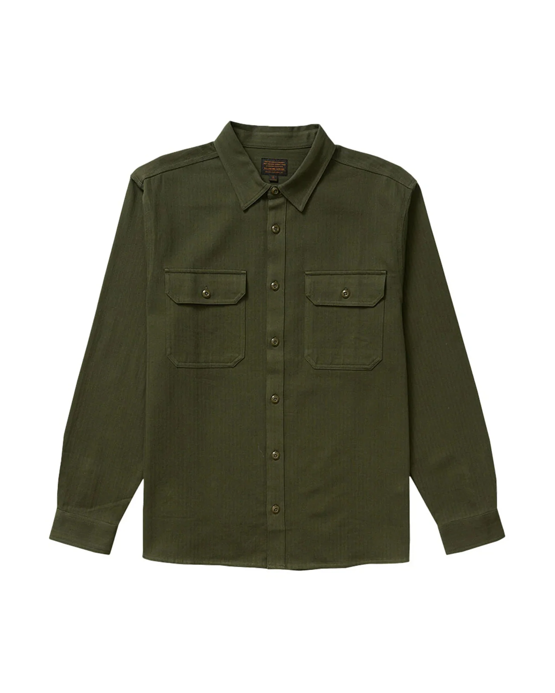 Fort Garage L/S Shirt - Olive - Image 2