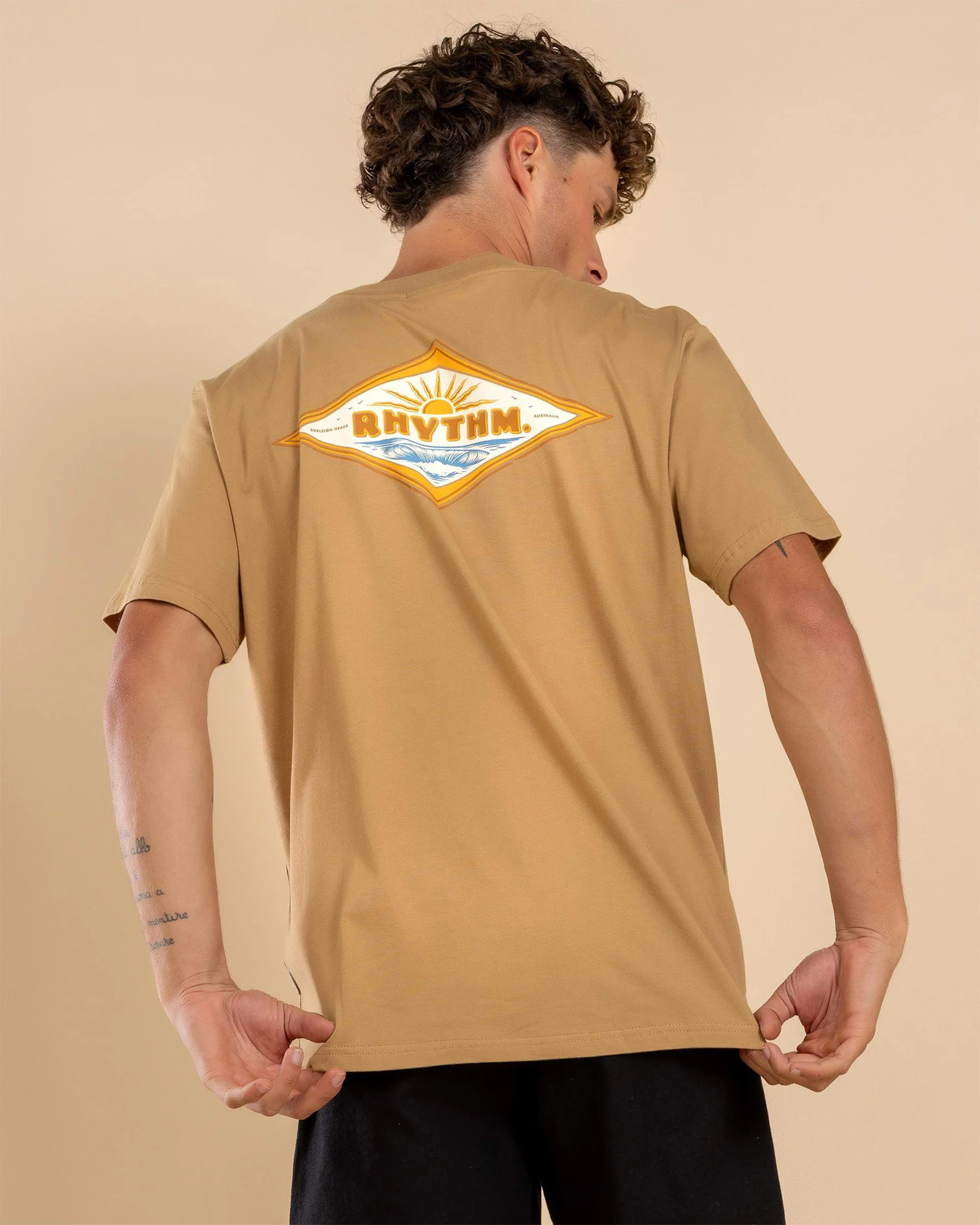 Frame S/S T-Shirt - Macadamia - Image 4