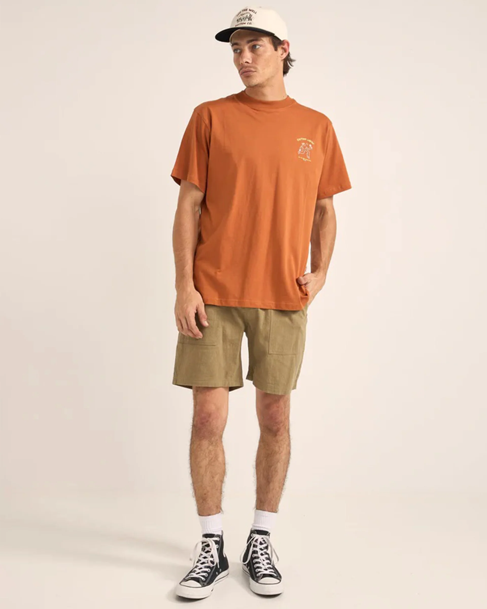 Freedom S/S T-Shirt - Ochre - Image 4