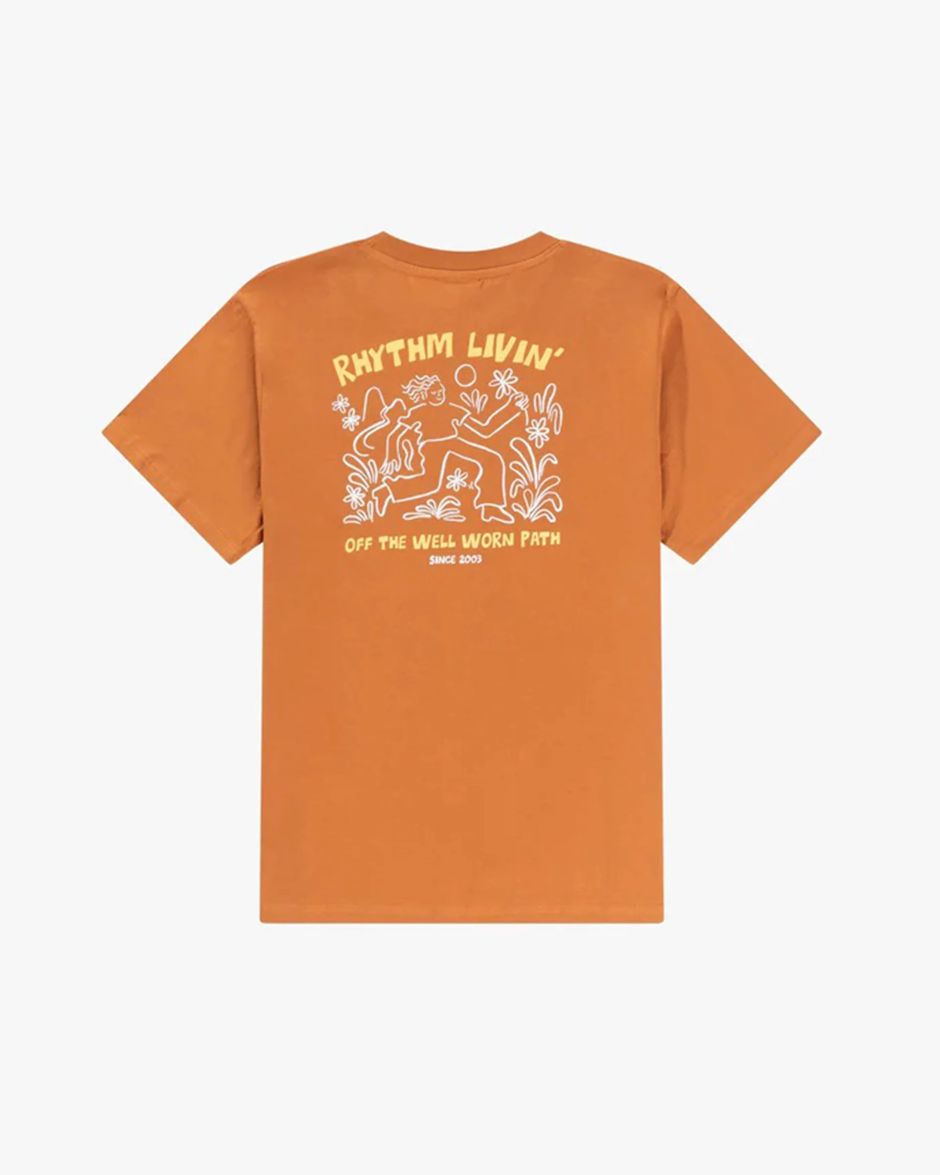Freedom S/S T-Shirt - Ochre - Image 5
