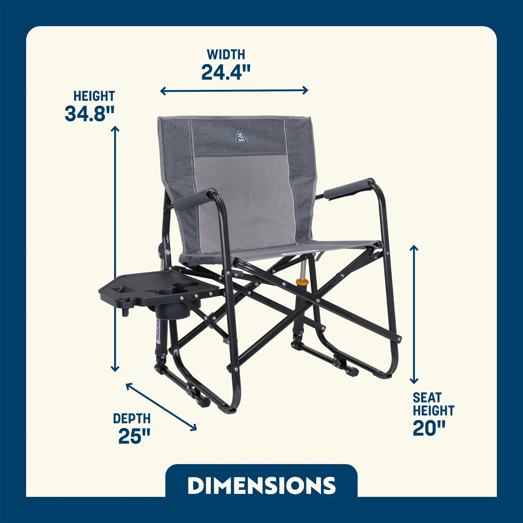 Freestyle Rocker™ with Side Table Chair - Image 25