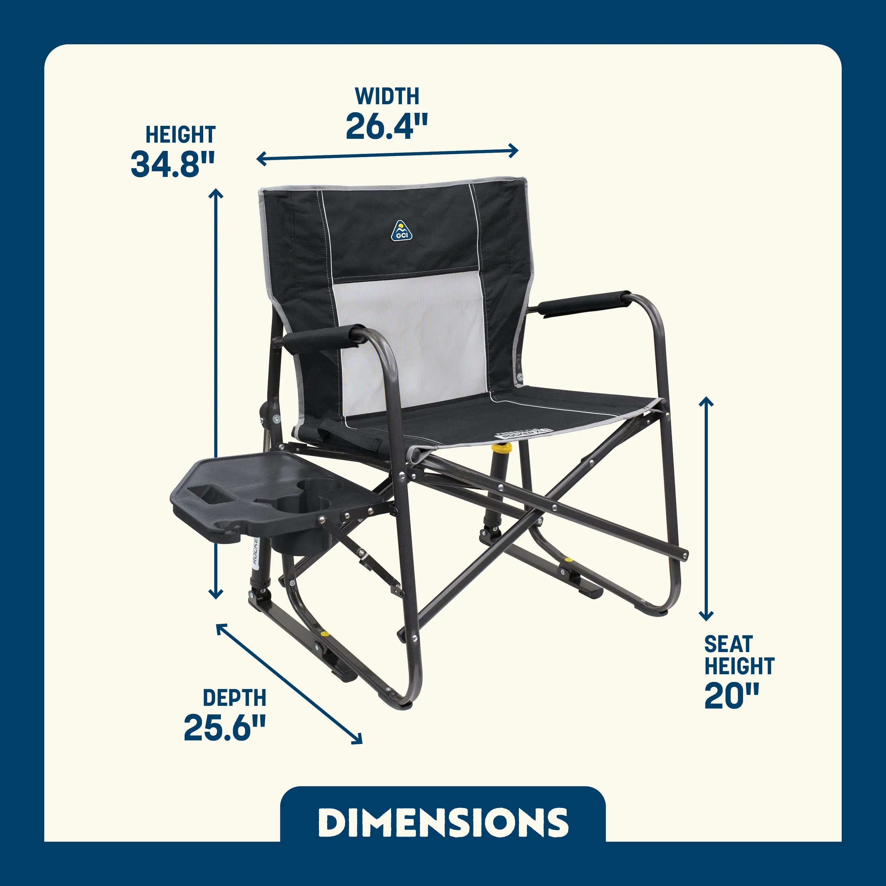 Freestyle Rocker XL™ with Side Table Chair - Image 26