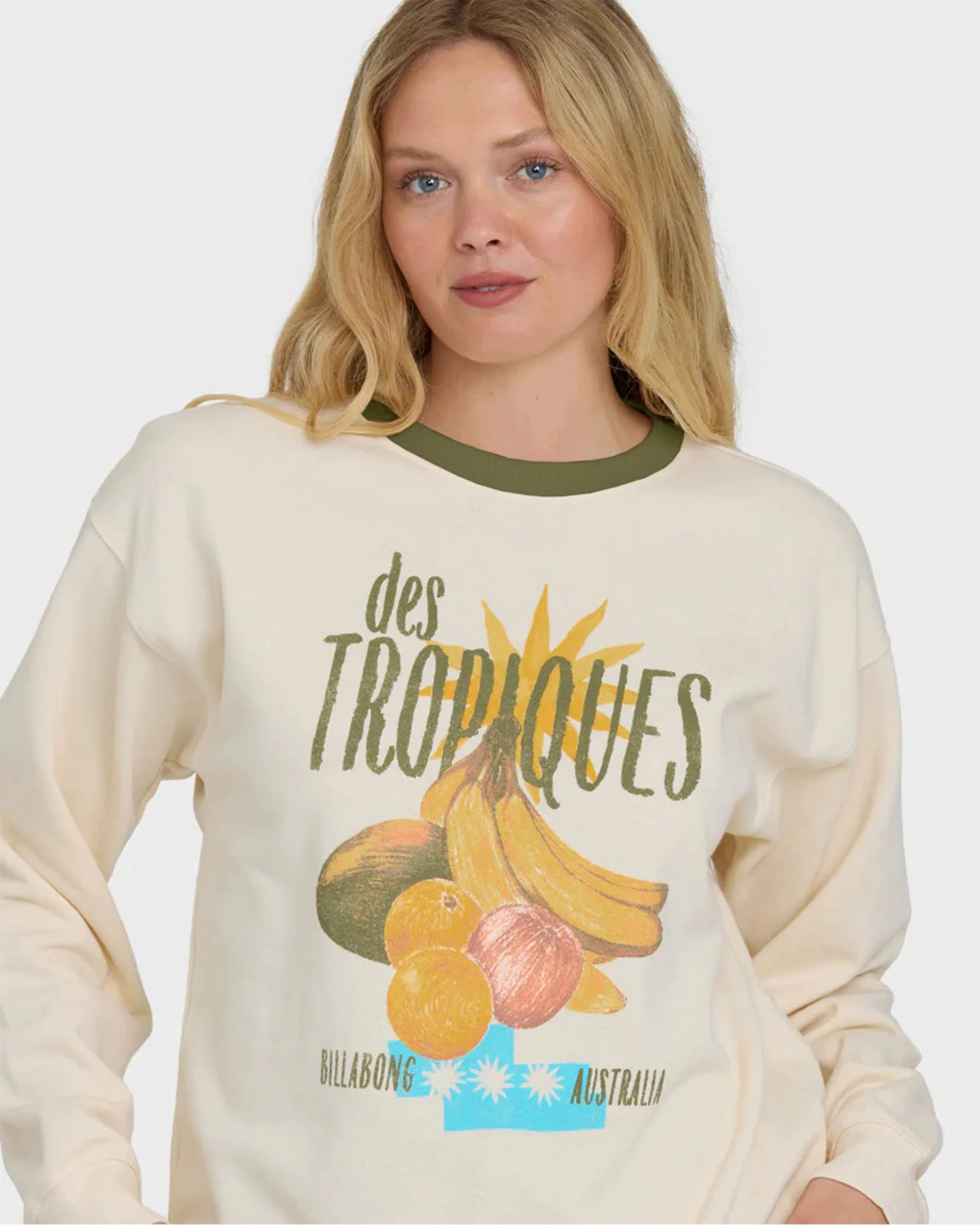 Freshest Things Crew Fleece - White Cap