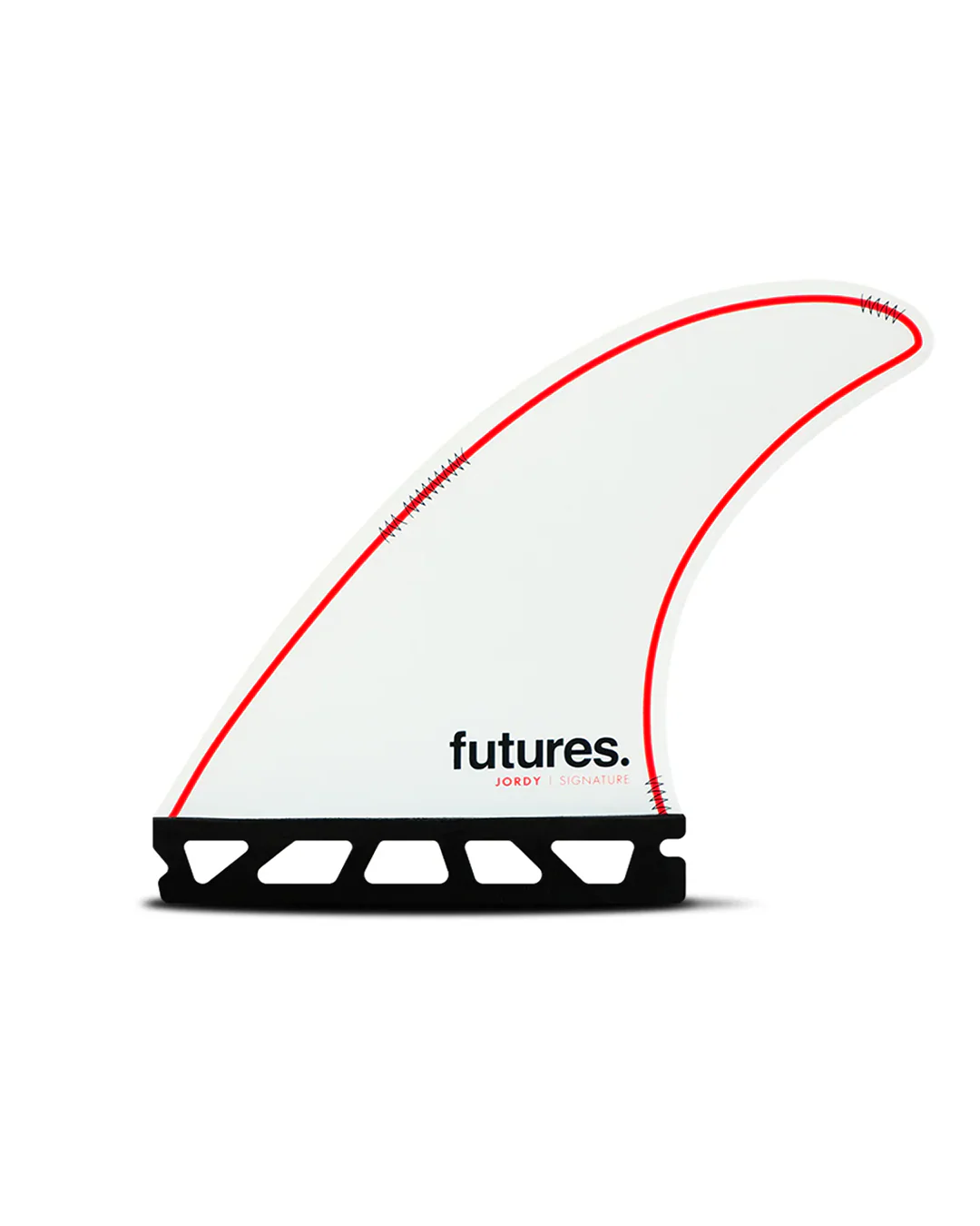 Jordy Signature Thruster Fin - White/Red