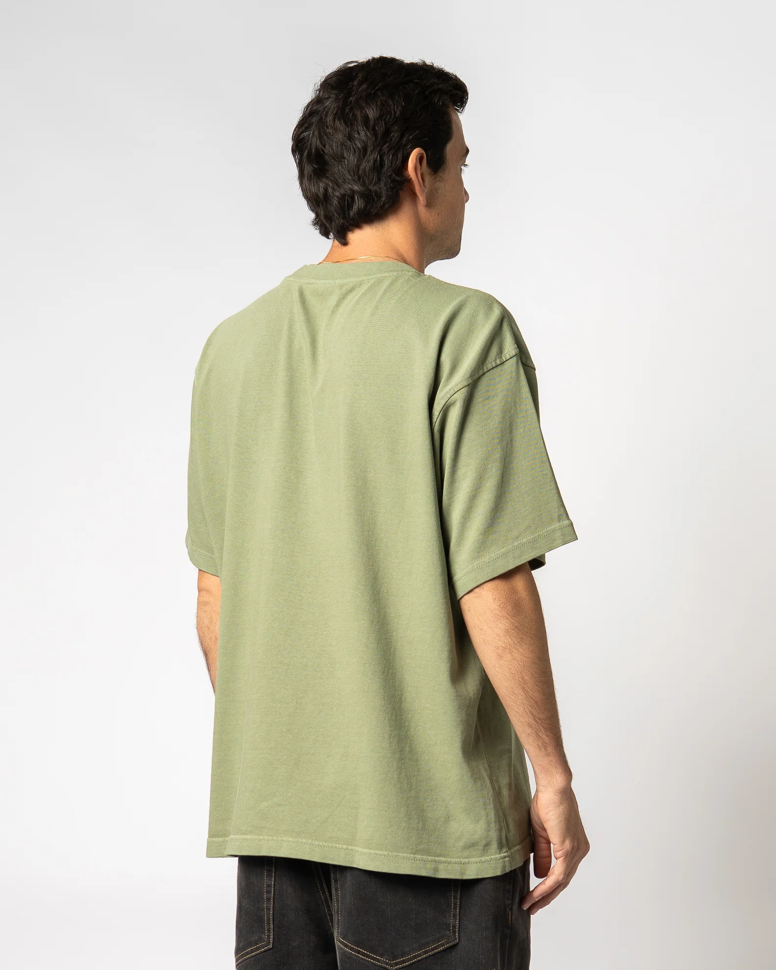 Garage Volt S/S Tee - Oil Green - Image 6