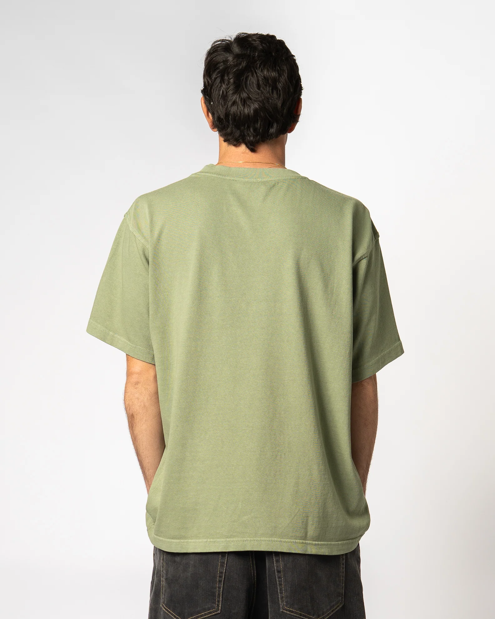 Garage Volt S/S Tee - Oil Green - Image 8
