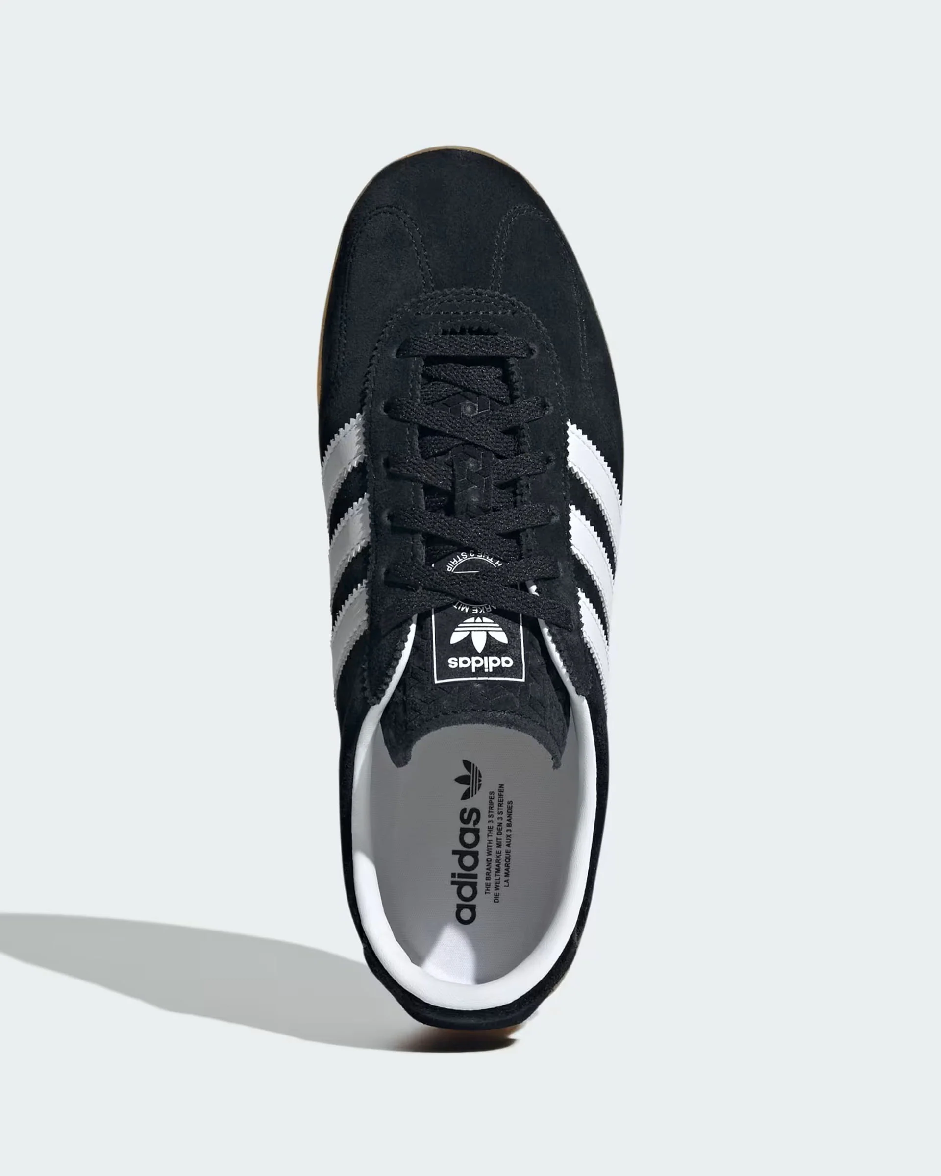 Gazelle Lo Pro Shoes - Core Black/Cloud White/Gum - Image 2