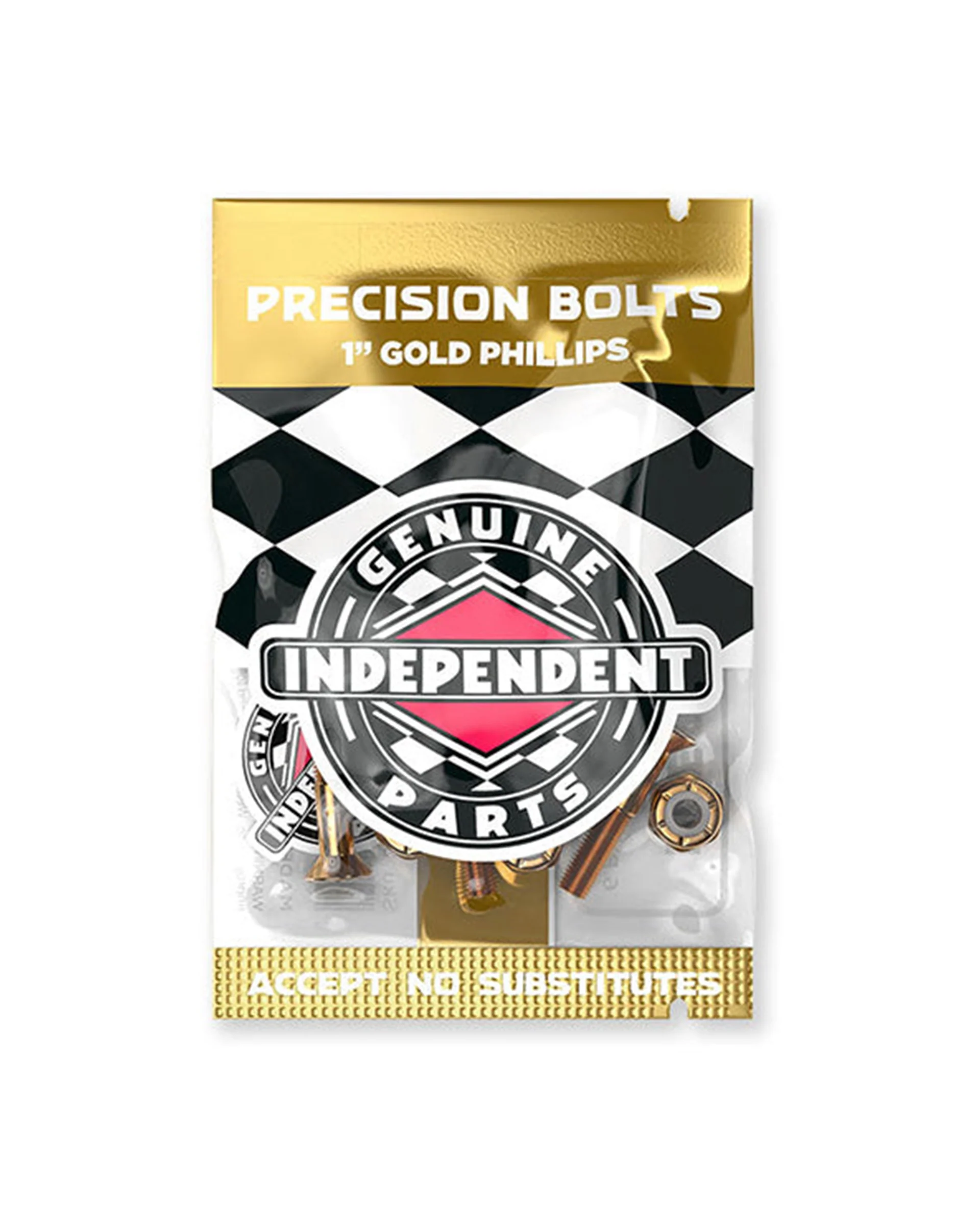 Genuine Parts 1" Phillips Gold Precision Bolts