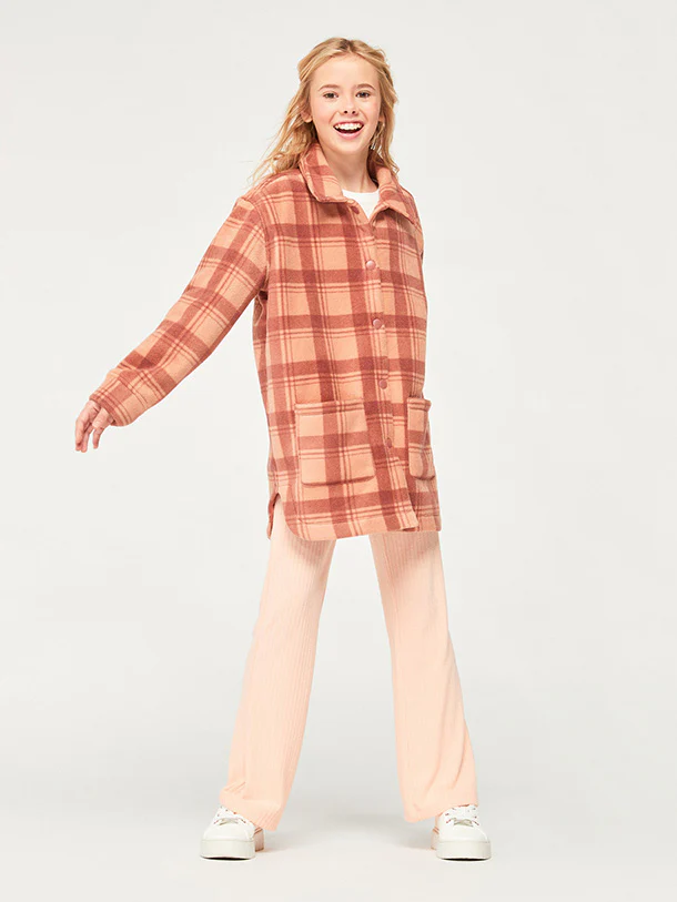 Girl's (4-16) Ocean Quiet Fleece Sherpa - Image 7