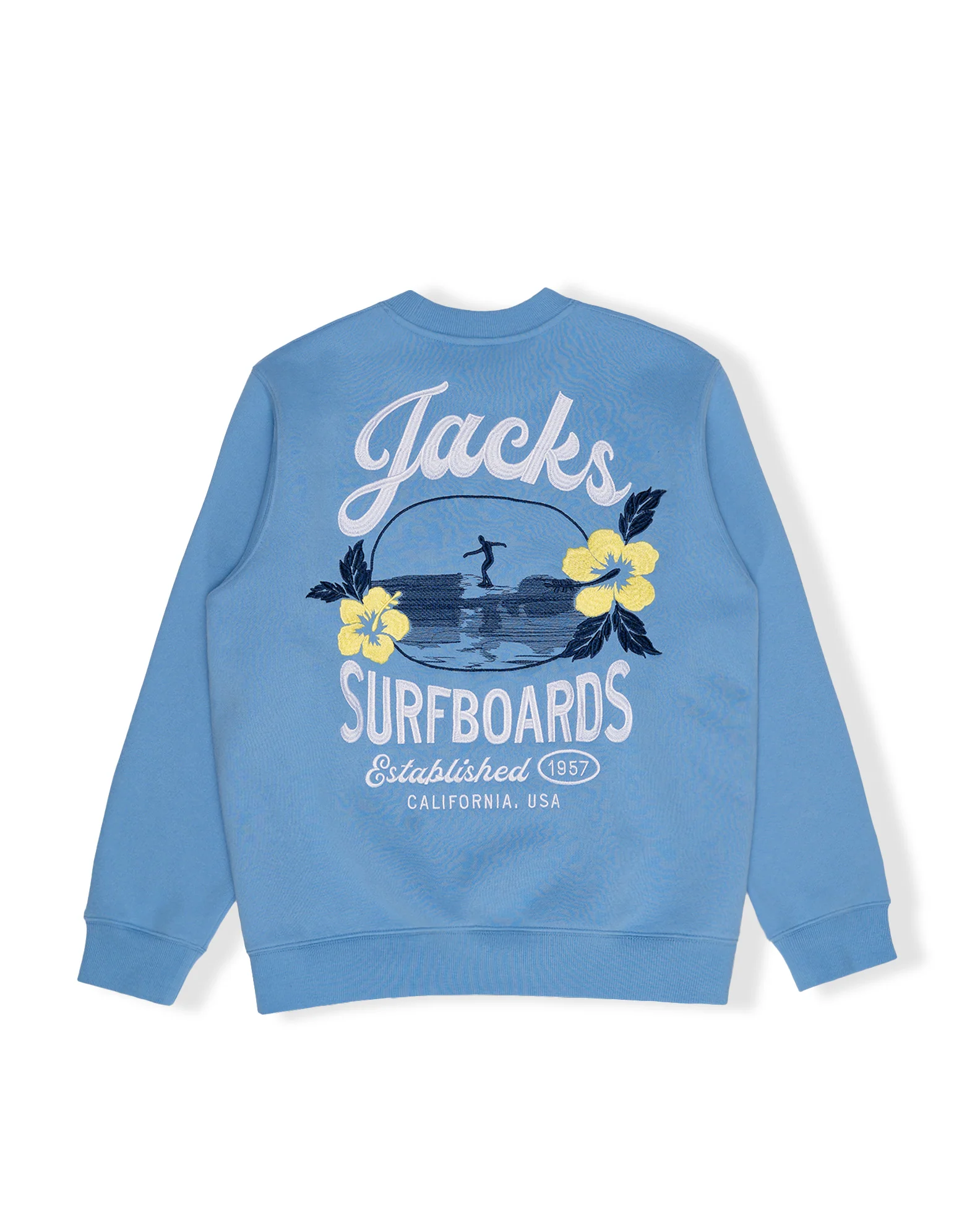 Girl's Tip Toe Embroidered Crewneck Sweatshirt - Image 6
