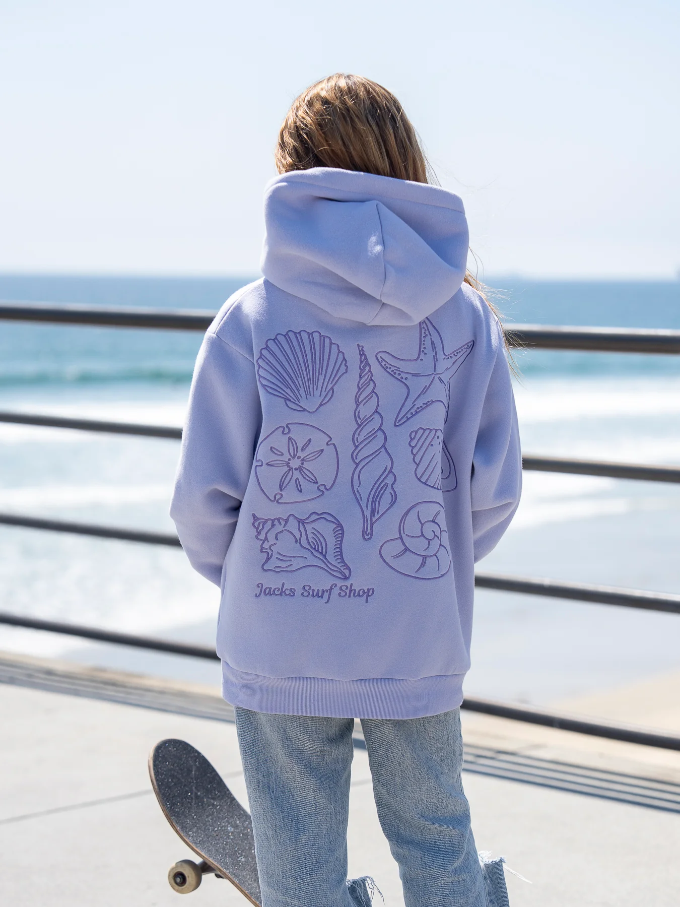 Girl's Treasure Embroidered Pullover Hoodie
