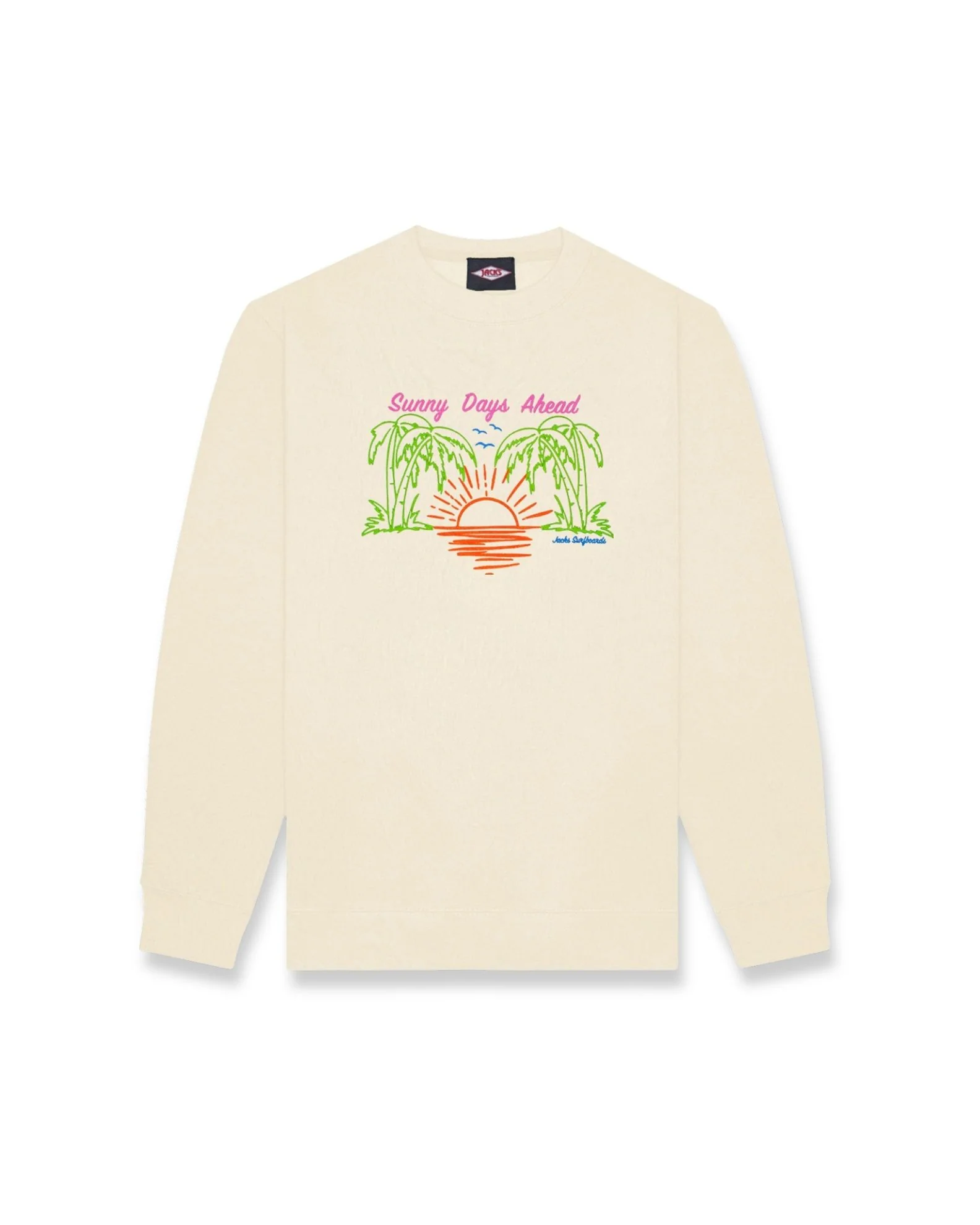 Girl's (8-16) Tropic Time Crewneck Sweater