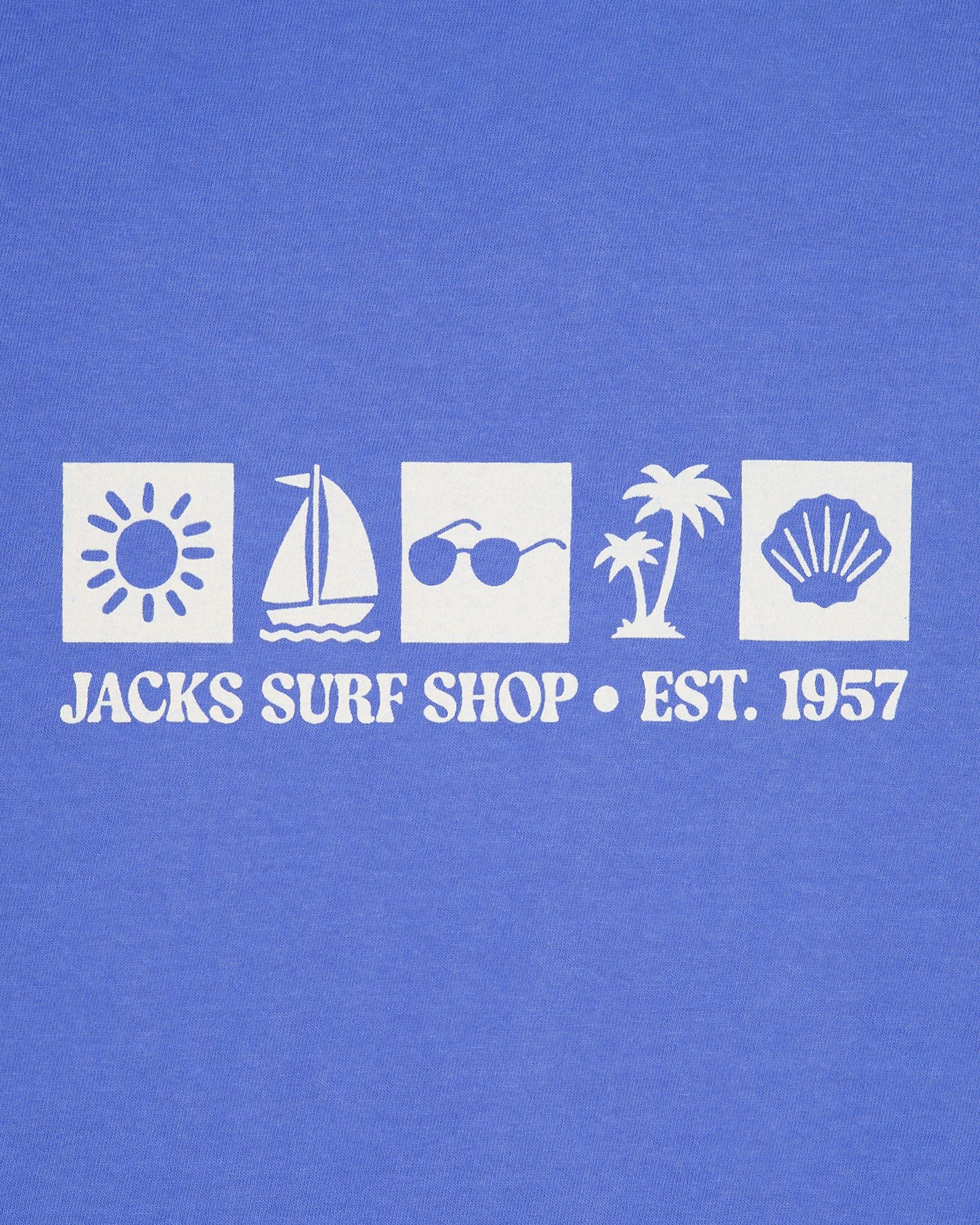 Girl's (8-16) Patch Party S/S Tee - Flo Blue - Image 2