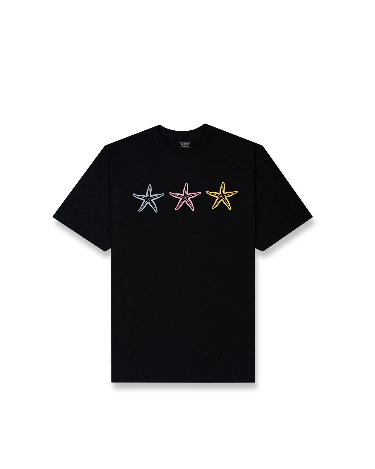 Girl's (8-16) Sea Star S/S Tee - Black - Image 2