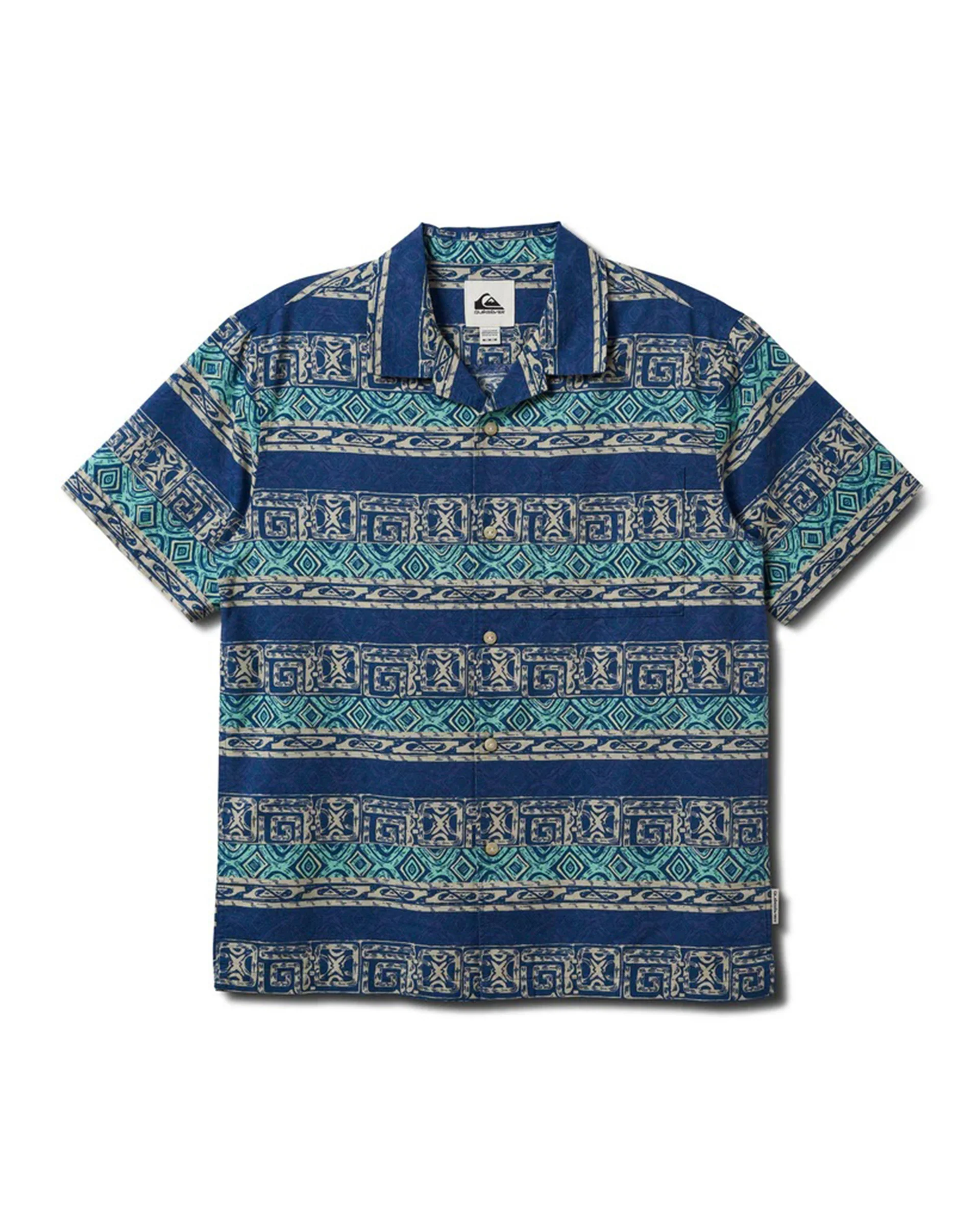 Global Heat Casual S/S Shirt - Turbo Blue
