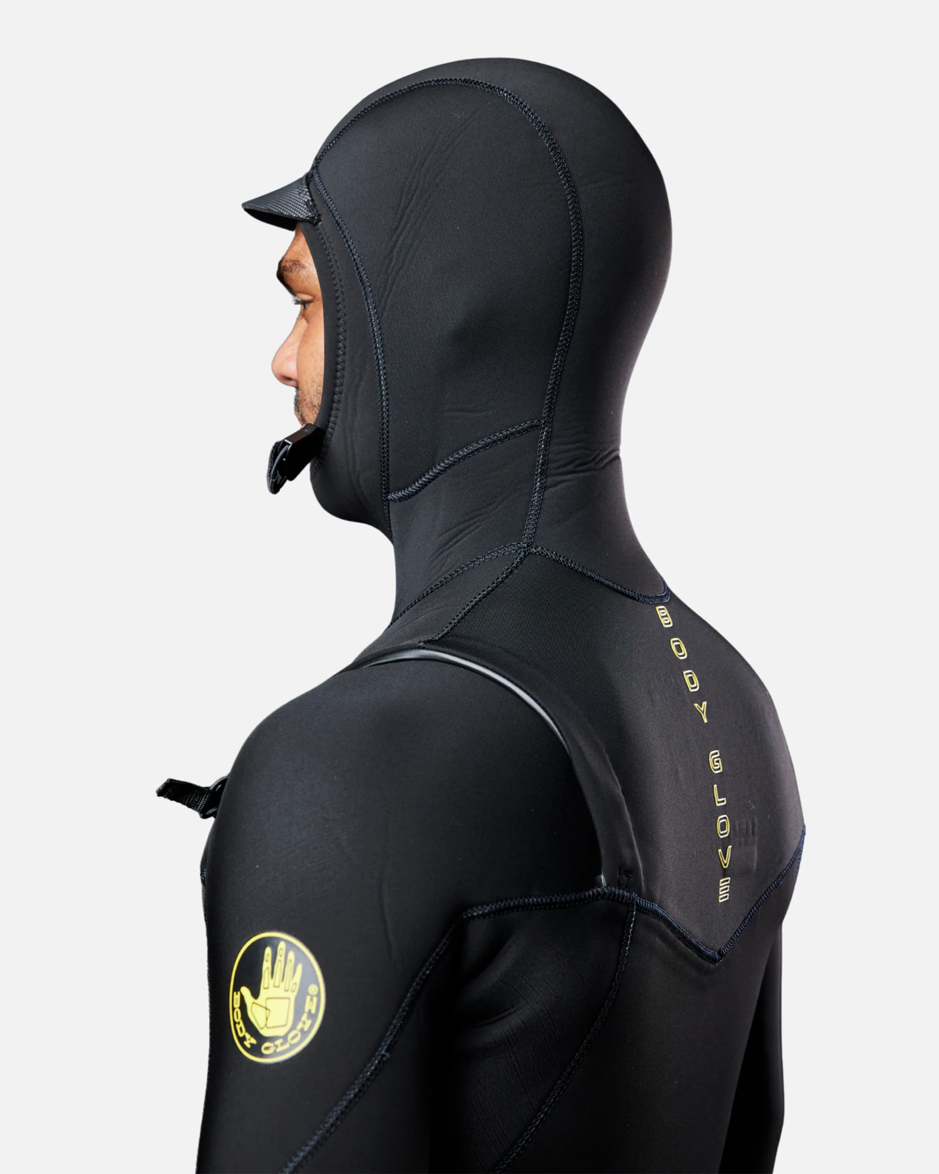 Gold Cell Hooded Chest Zip 5/4/3mm Fullsuit - Image 4
