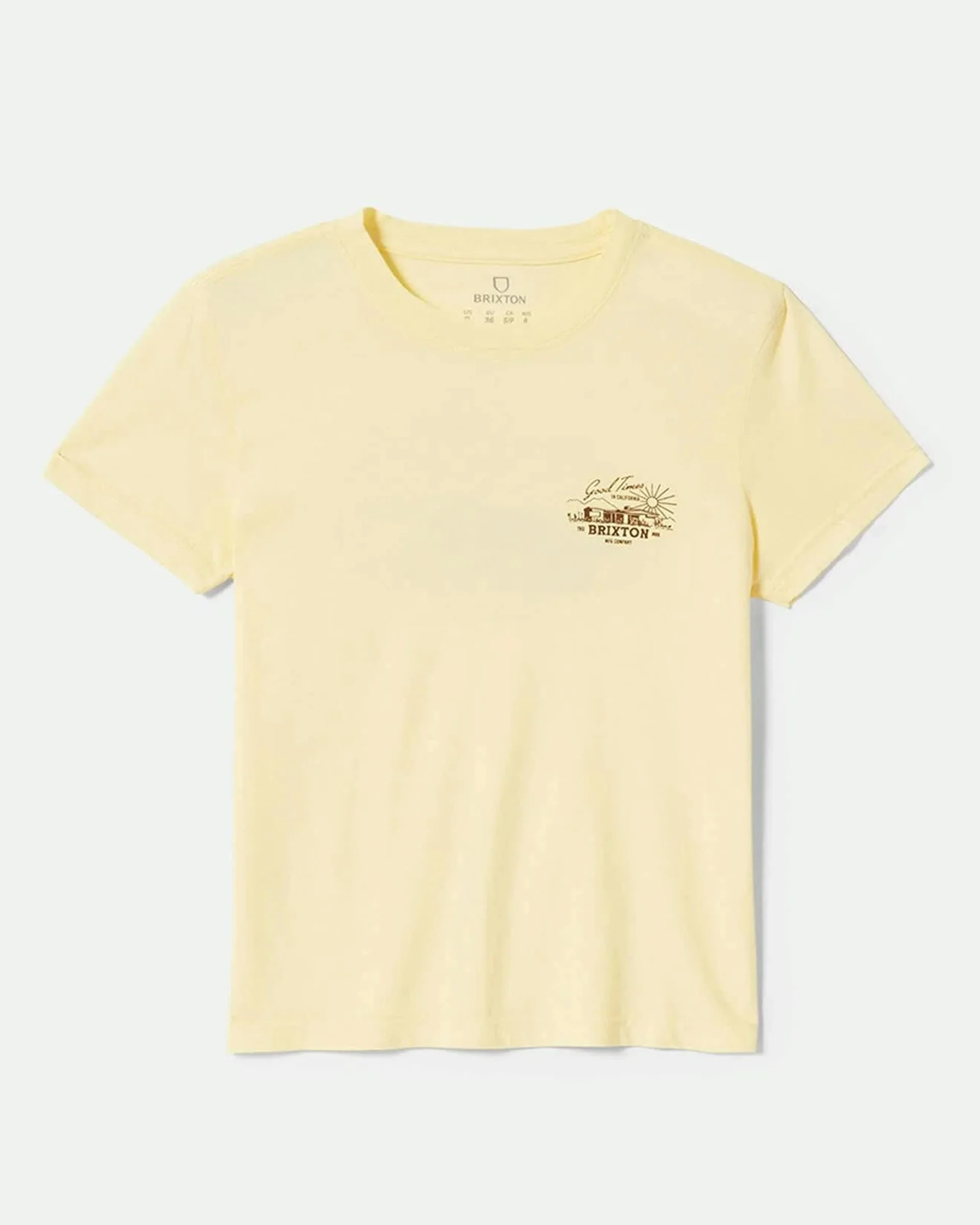 Good Times Fitted Crew T-Shirt - Panna Cotta - Image 2