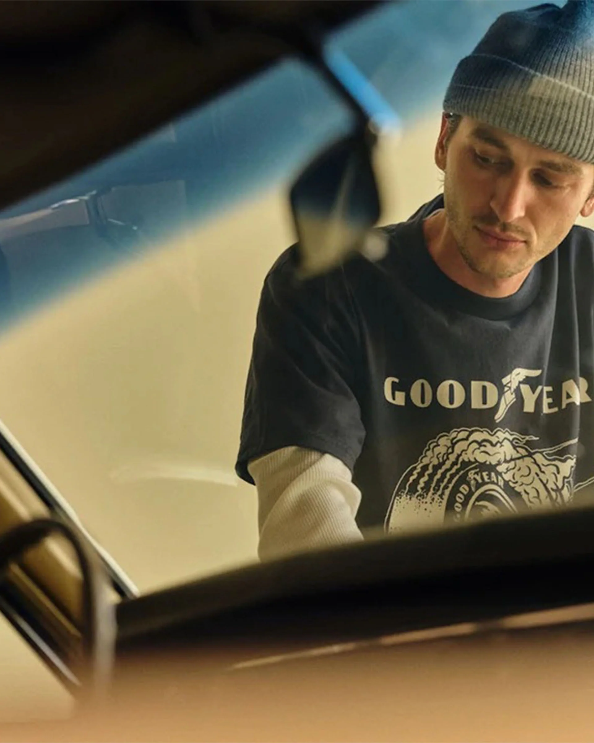 Goodyear Cheater Slick Standard S/S T-Shirt - Navy - Image 4