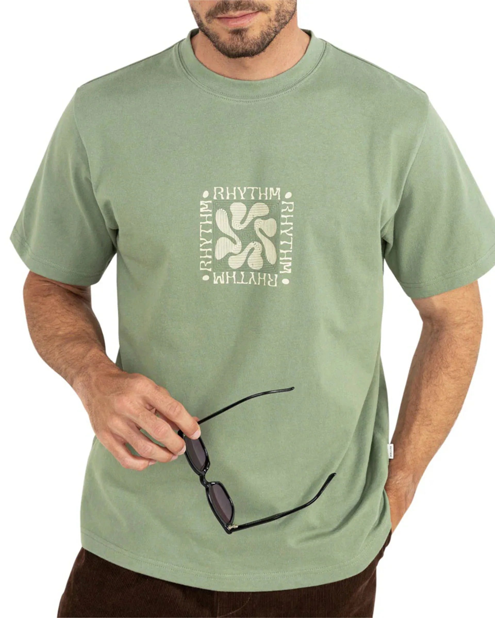 Grange Vintage S/S T-Shirt - Sage - Image 2