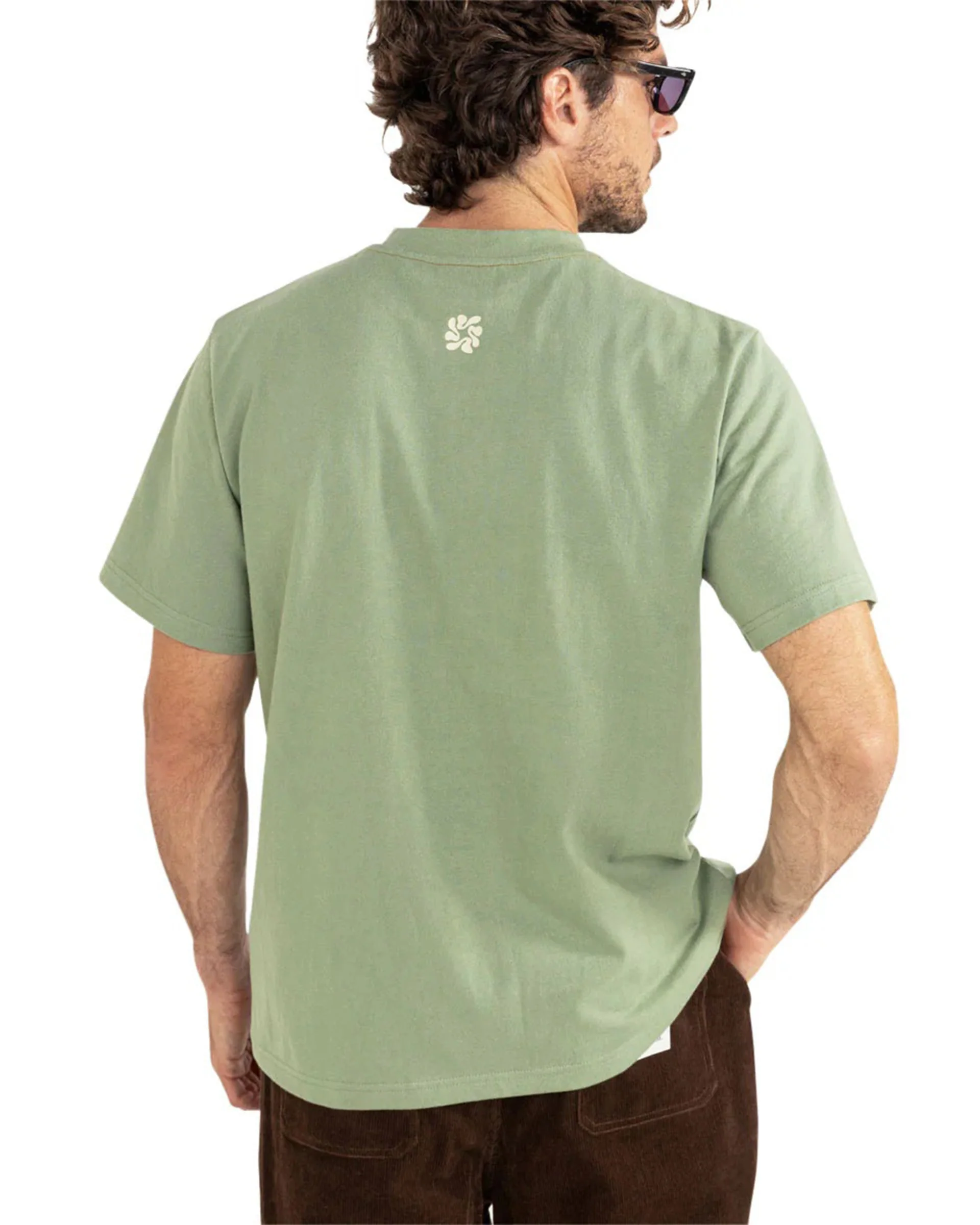 Grange Vintage S/S T-Shirt - Sage - Image 3