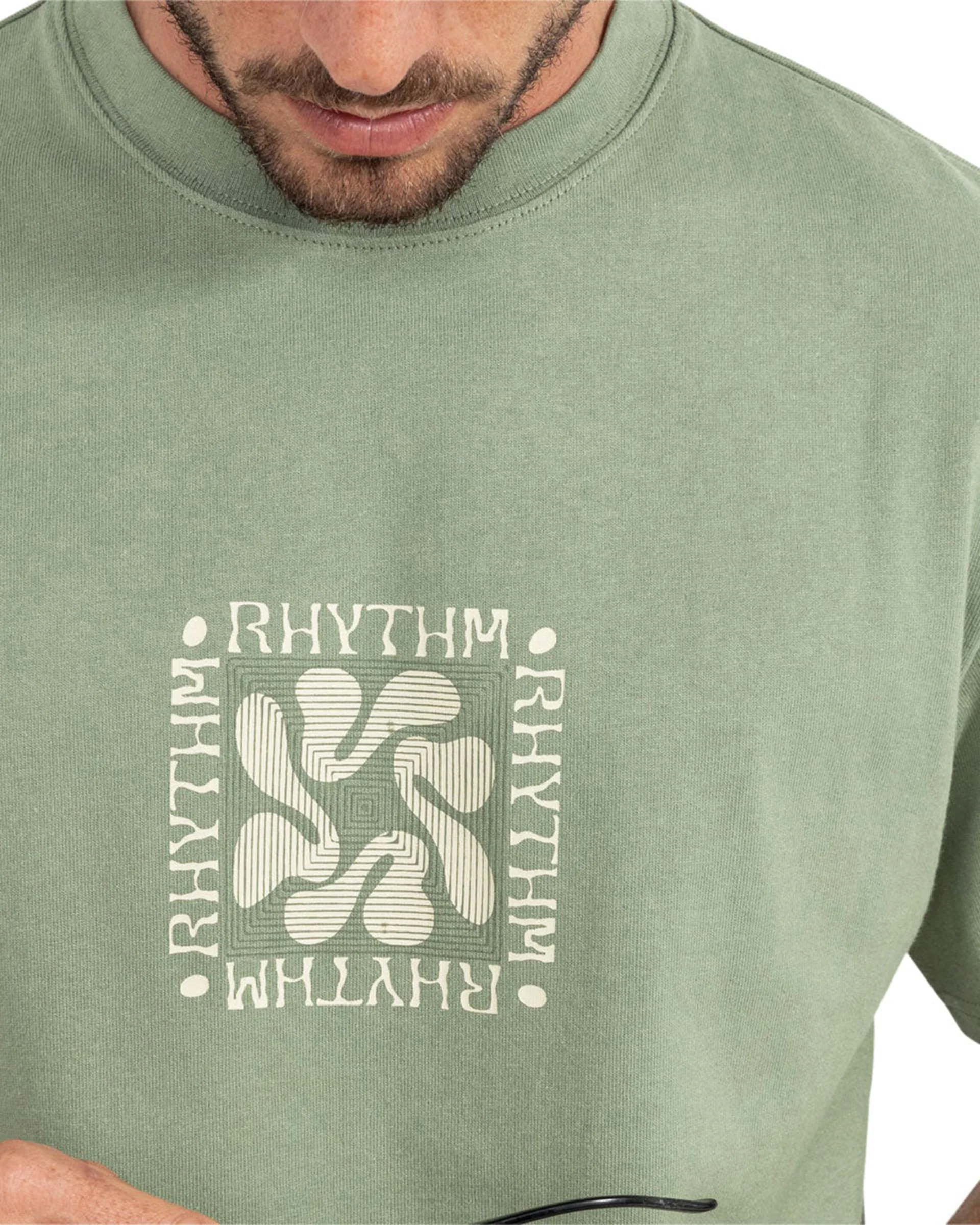 Grange Vintage S/S T-Shirt - Sage - Image 4