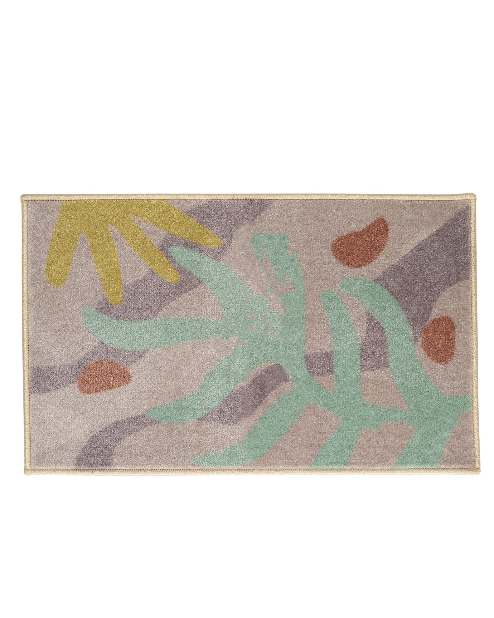 Graphic Bath Mat - Coral