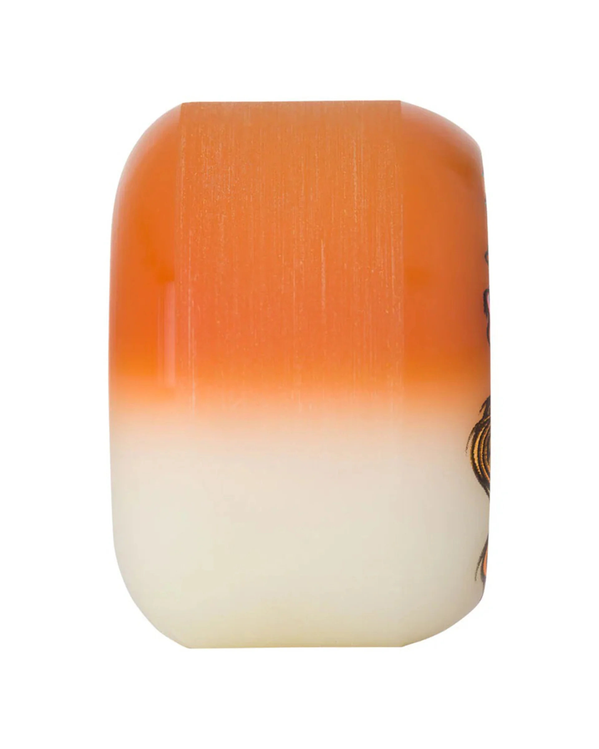 Hairballs 50-50 95a 56mm Wheels - White Orange - Image 3