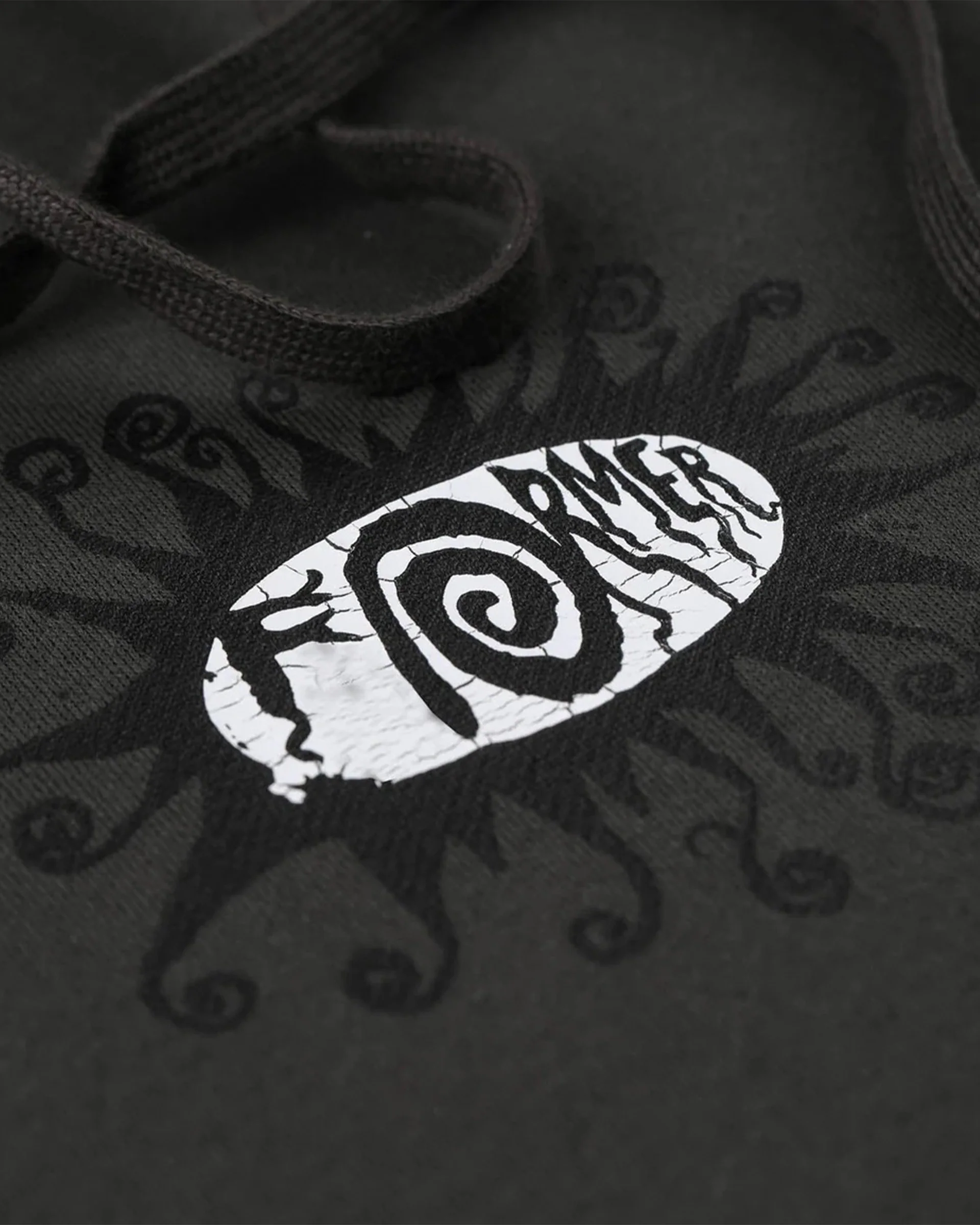 Halo P/O Hoodie - Worn Black - Image 5