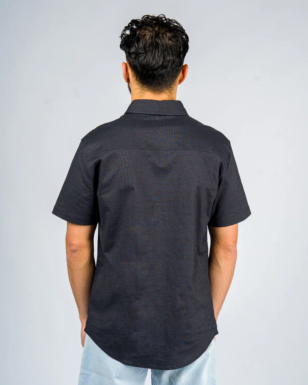Hanks II S/S Woven Shirt - Black - Image 2