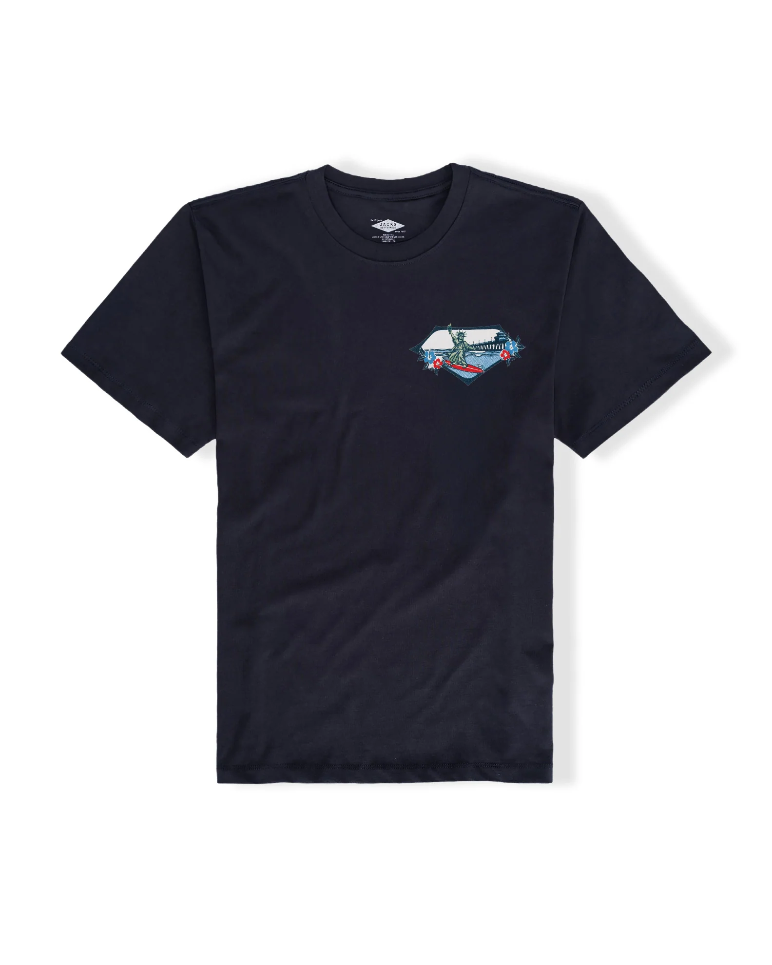 Women's HBHS Riding Freedom S/S Tee - Navy - Image 2