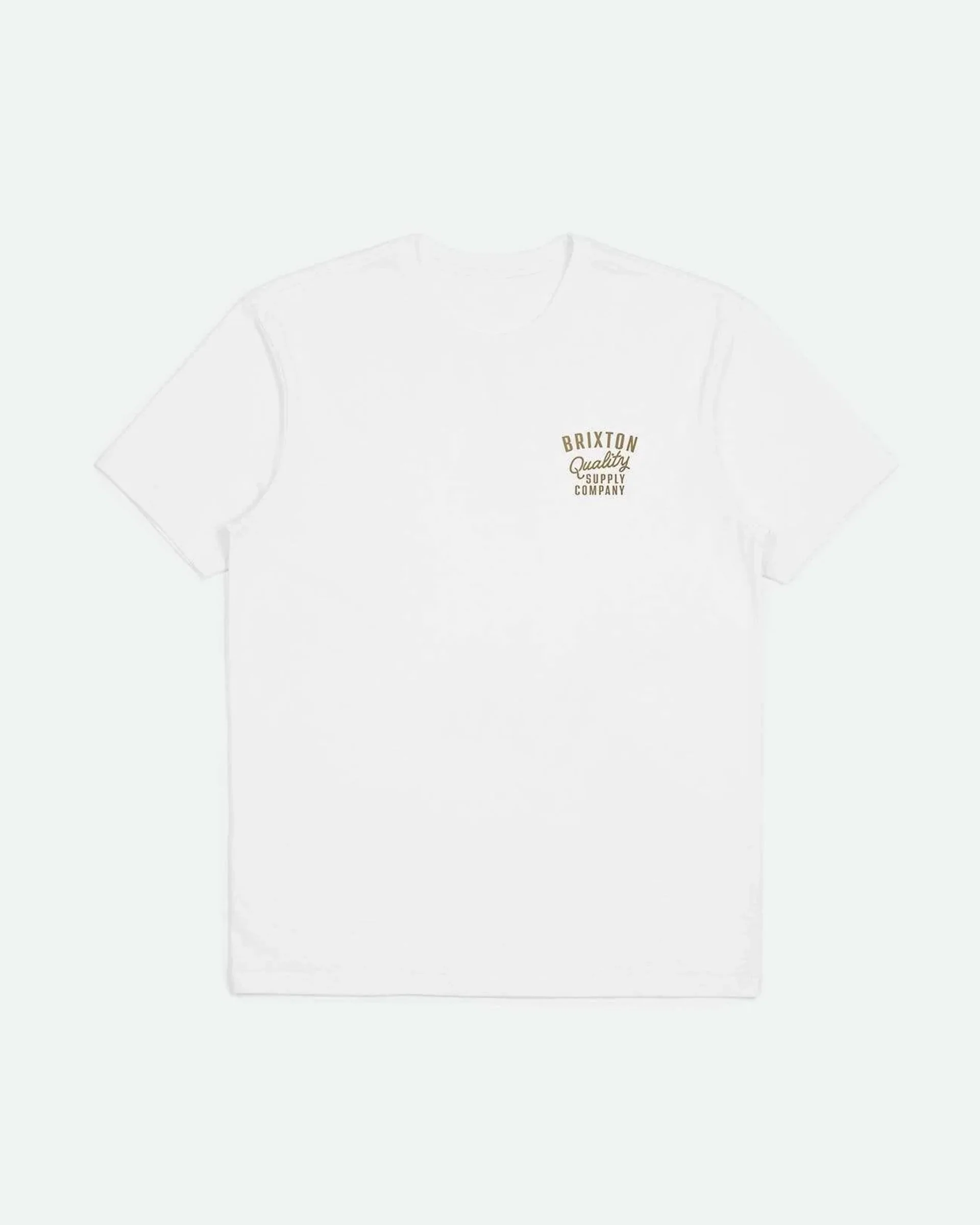 Hubal S/S Tailored T-Shirt - White/Brass - Image 2
