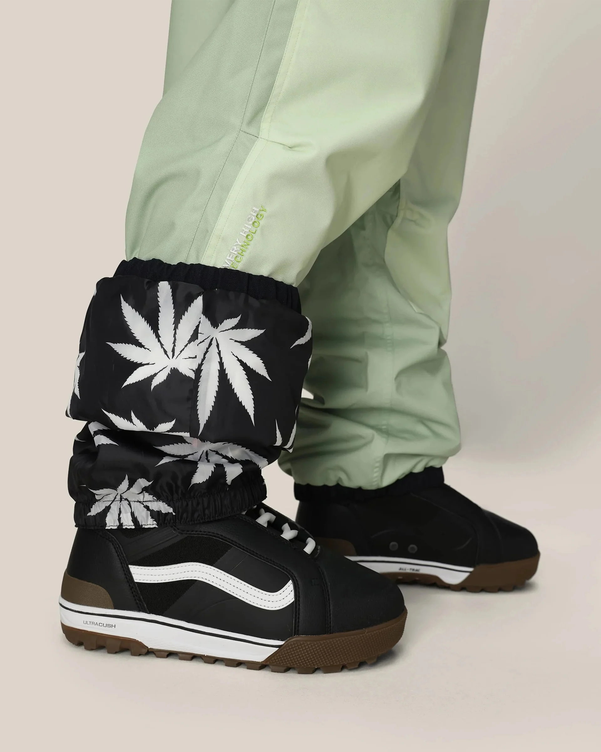 HUF Double H Shell Pants - HUF Green Colorblock - Image 8