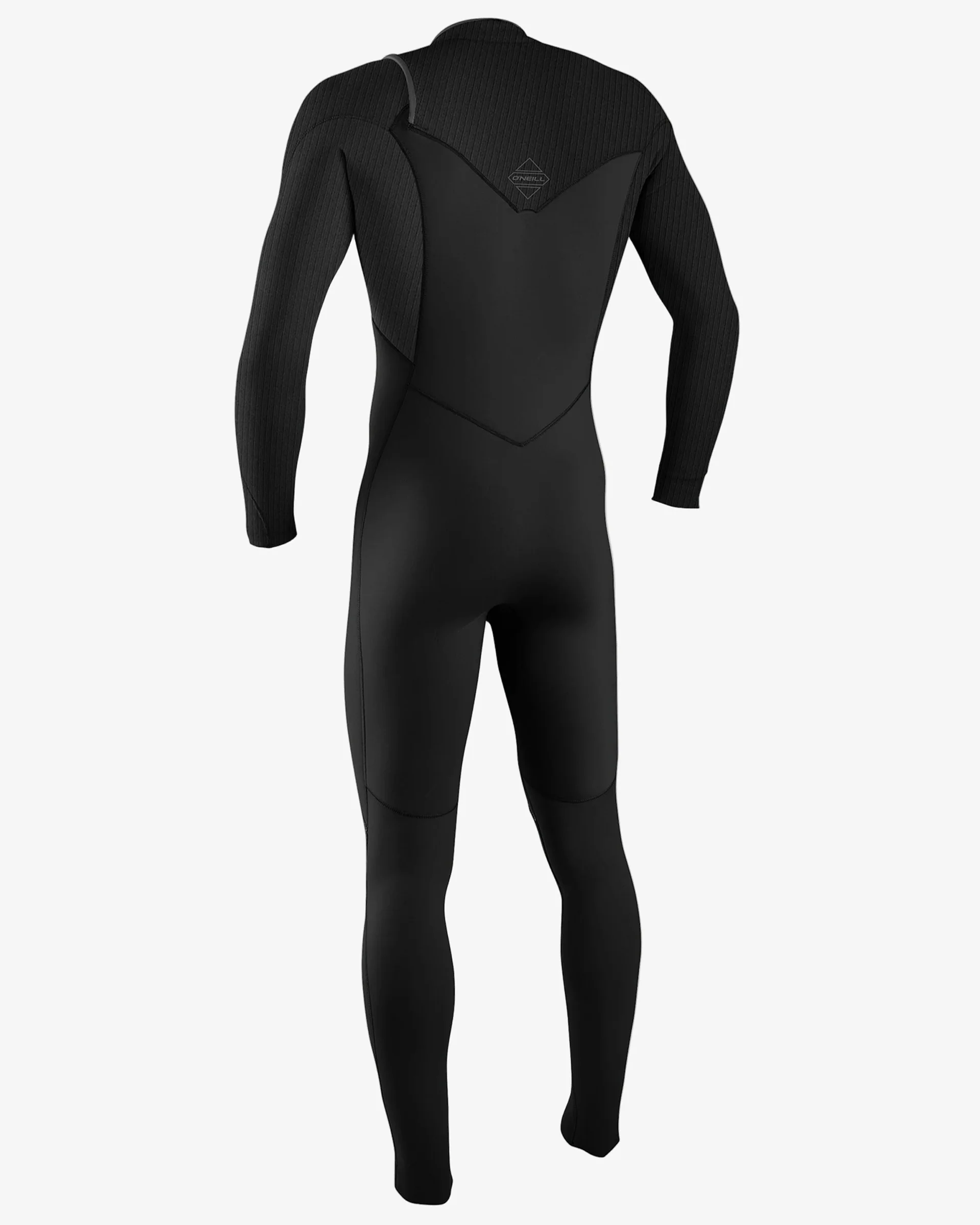 Hyperfreak 3/2+mm Chest Zip Fullsuit - Black/Black - Image 3