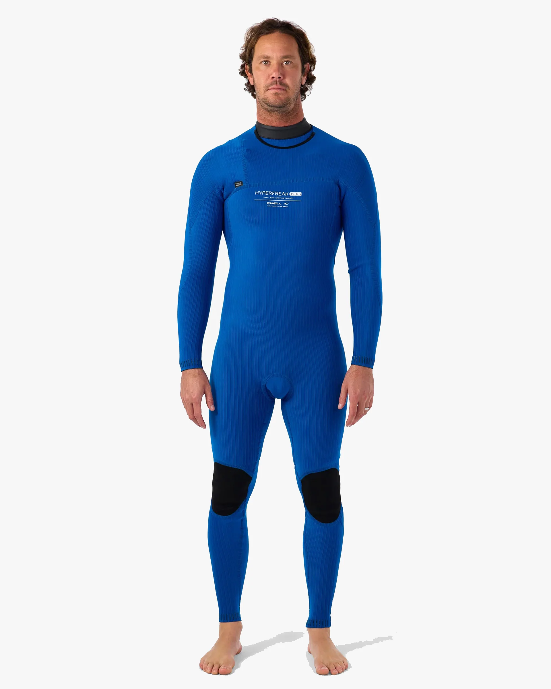 Hyperfreak 3/2+mm Chest Zip Fullsuit - Black/Black - Image 4