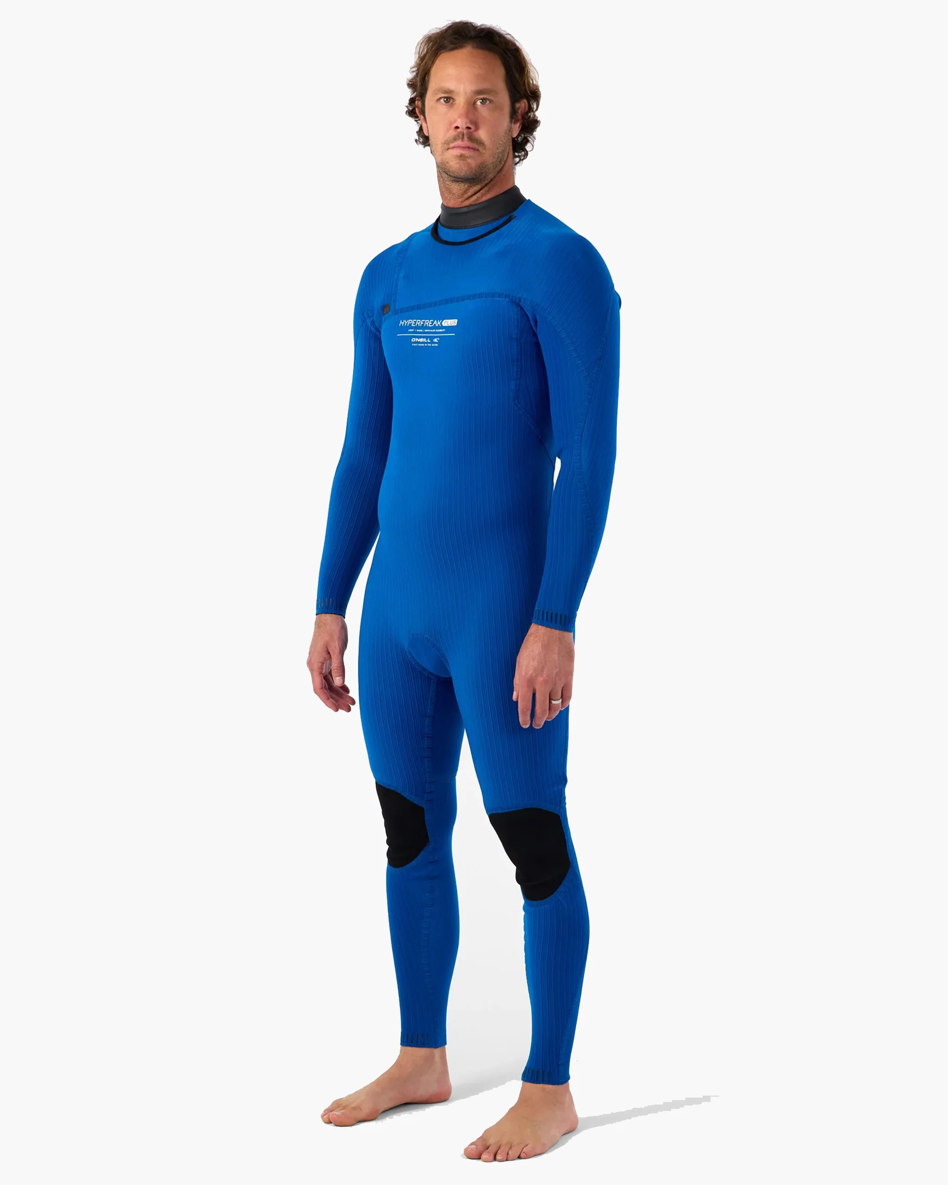 Hyperfreak 3/2+mm Chest Zip Fullsuit - Black/Black - Image 5