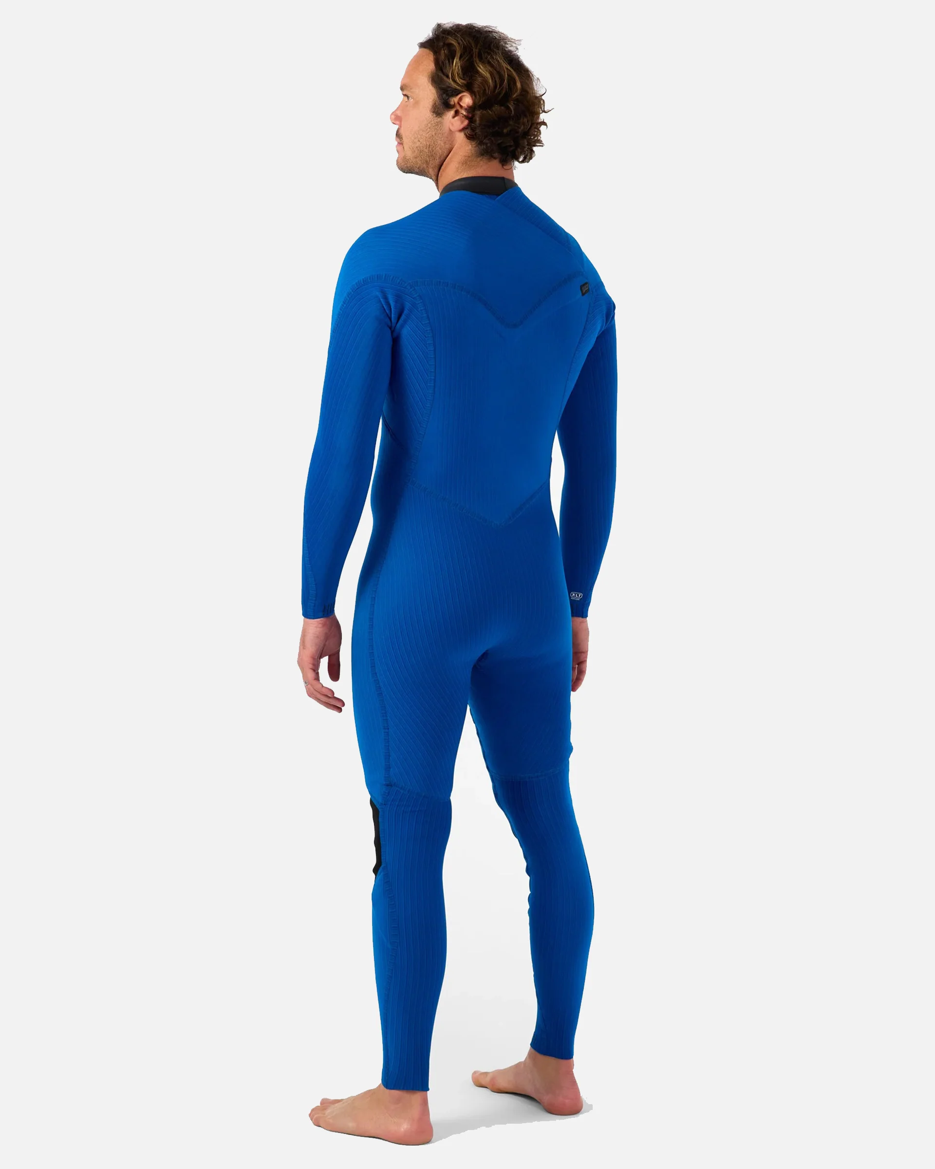 Hyperfreak 3/2+mm Chest Zip Fullsuit - Black/Black - Image 6