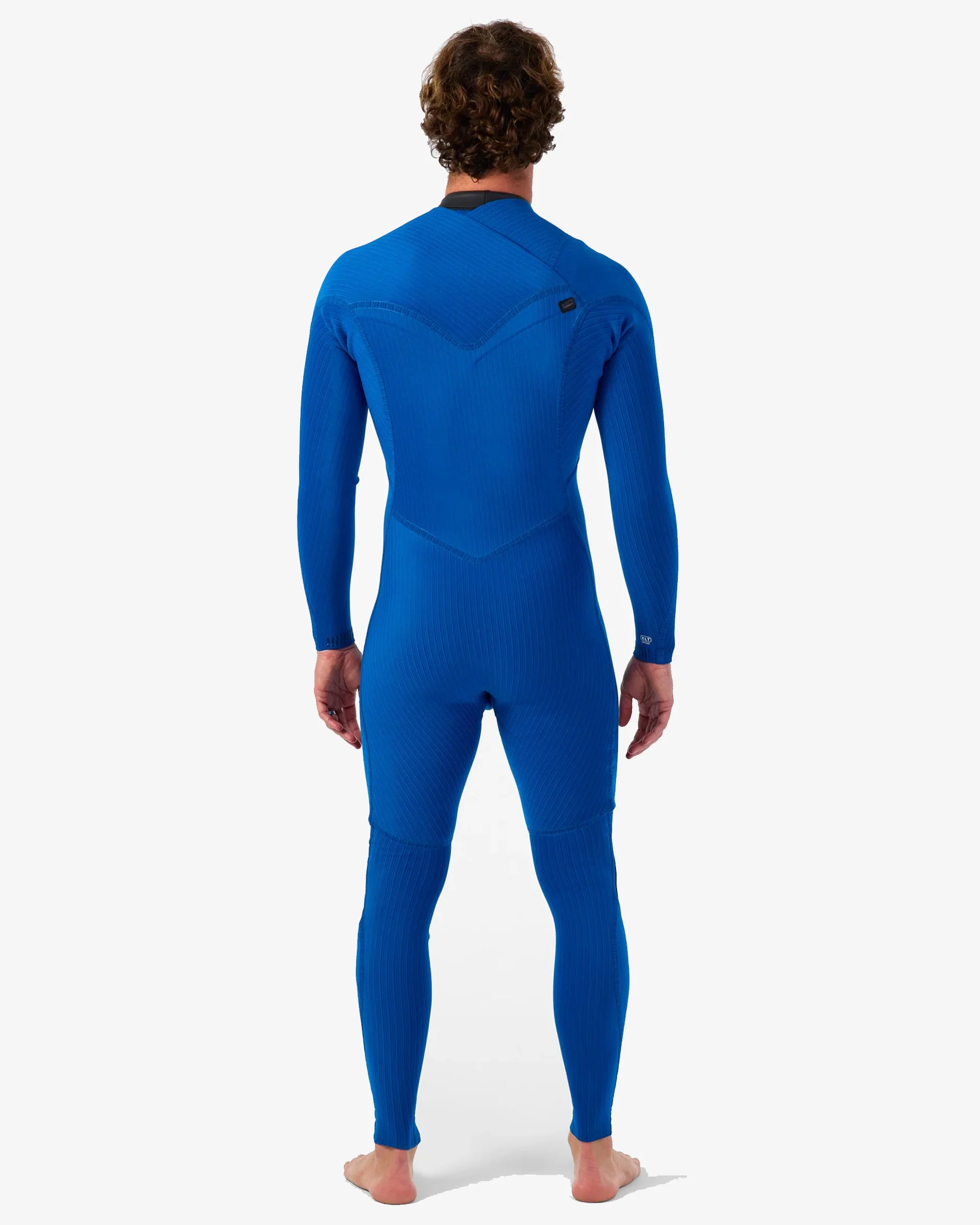 Hyperfreak 3/2+mm Chest Zip Fullsuit - Black/Black - Image 7