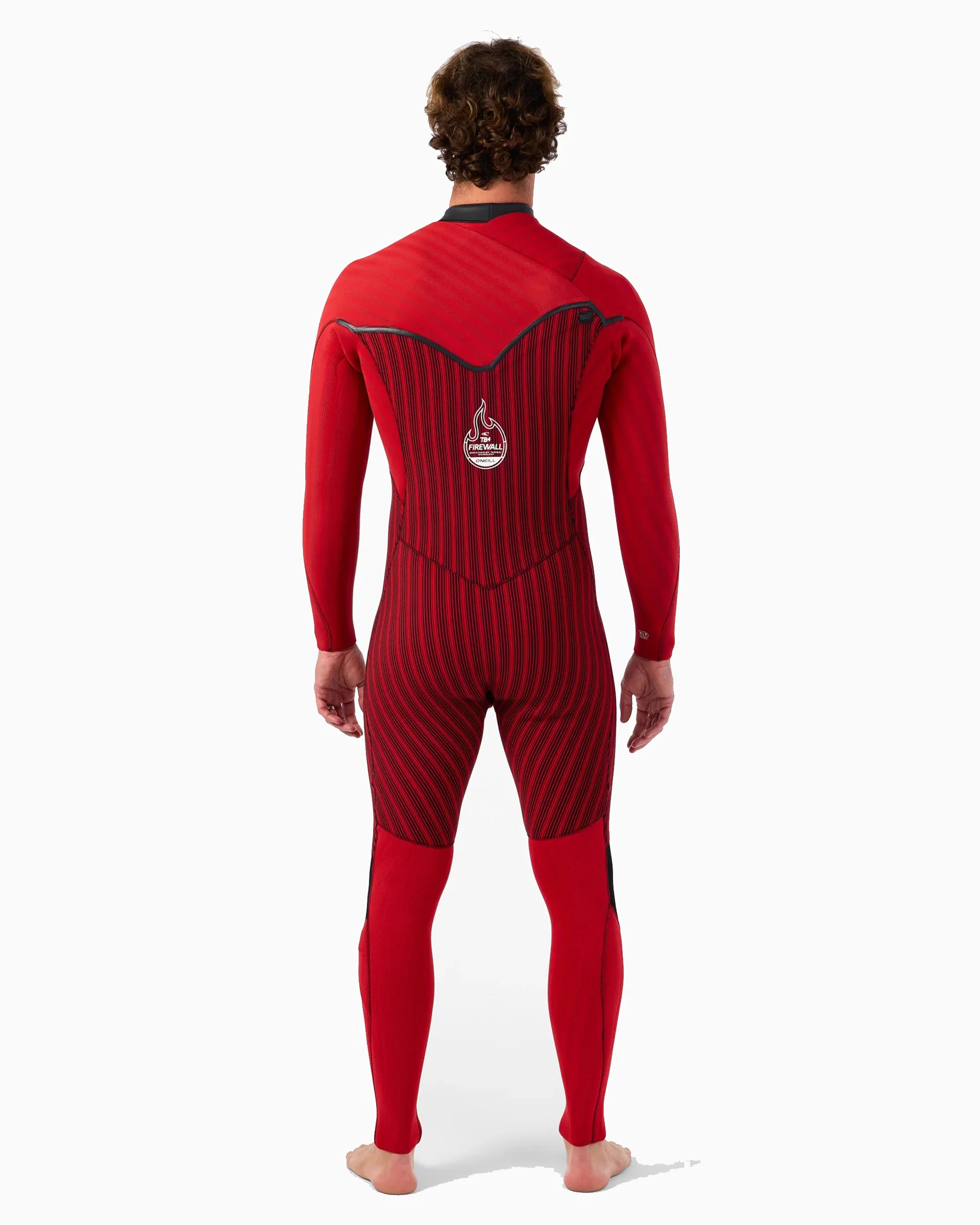 Hyperfreak Fire 4/3mm+ Chest Zip Full Wetsuit - Black/Black - Image 3