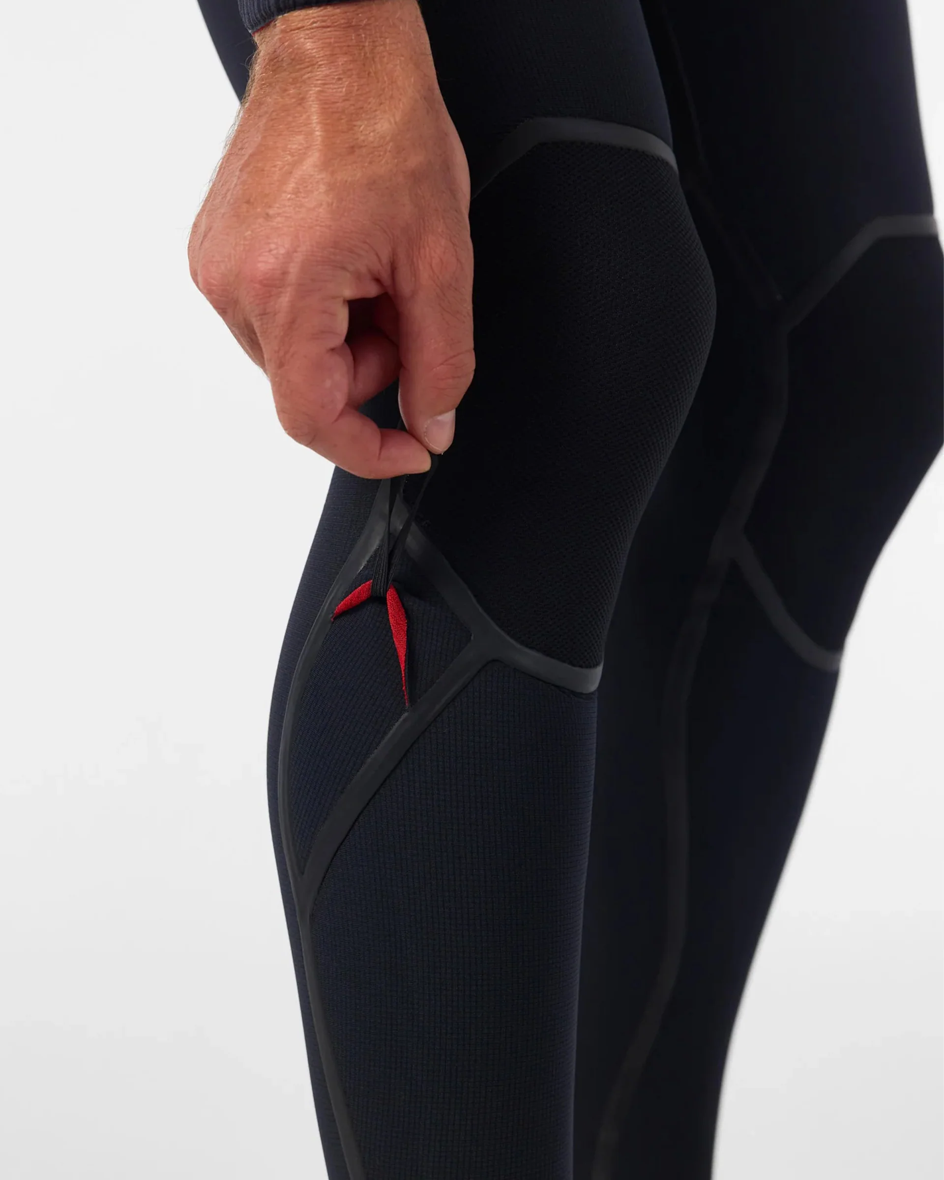 Hyperfreak Fire 4/3mm+ Chest Zip Full Wetsuit - Black/Black - Image 9