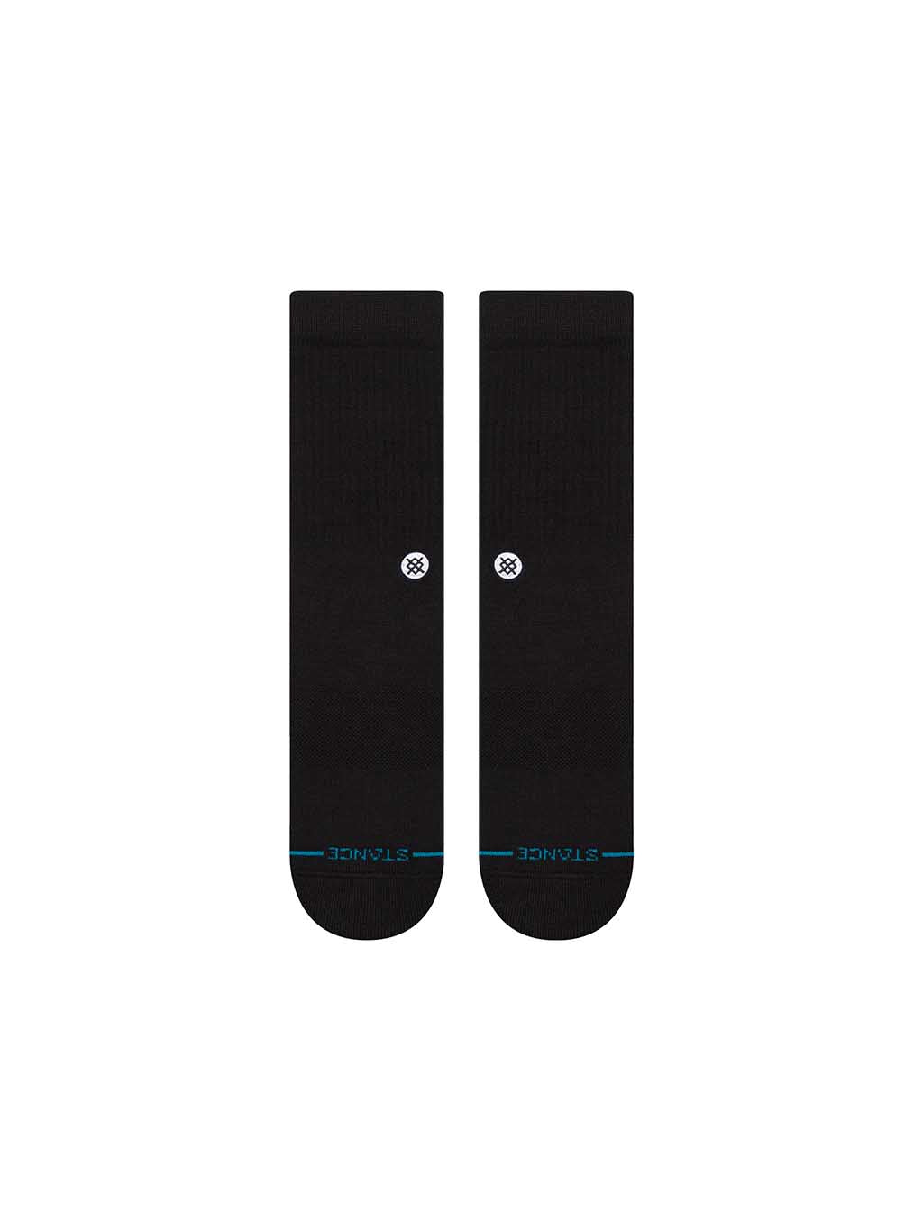 Icon Crew Socks - Black/White - Image 2