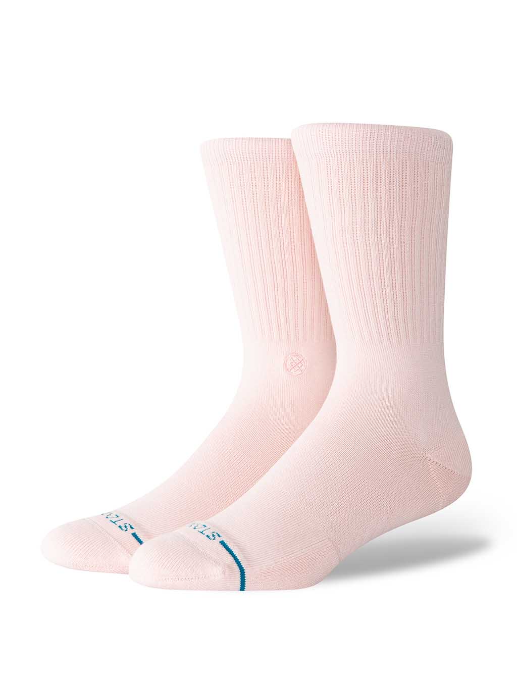 Icon Crew Socks - Pink