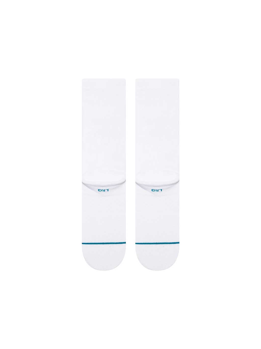 Icon Crew Socks - White/Black - Image 3