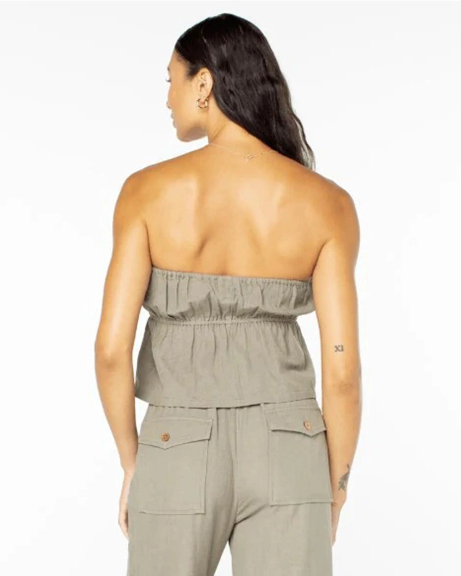 Iyla Top - Vetiver Solid - Image 2