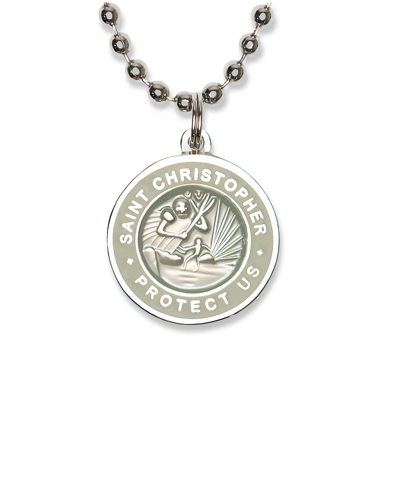 Jack's St. Christopher Necklace - Thyme/ Basil - Image 3
