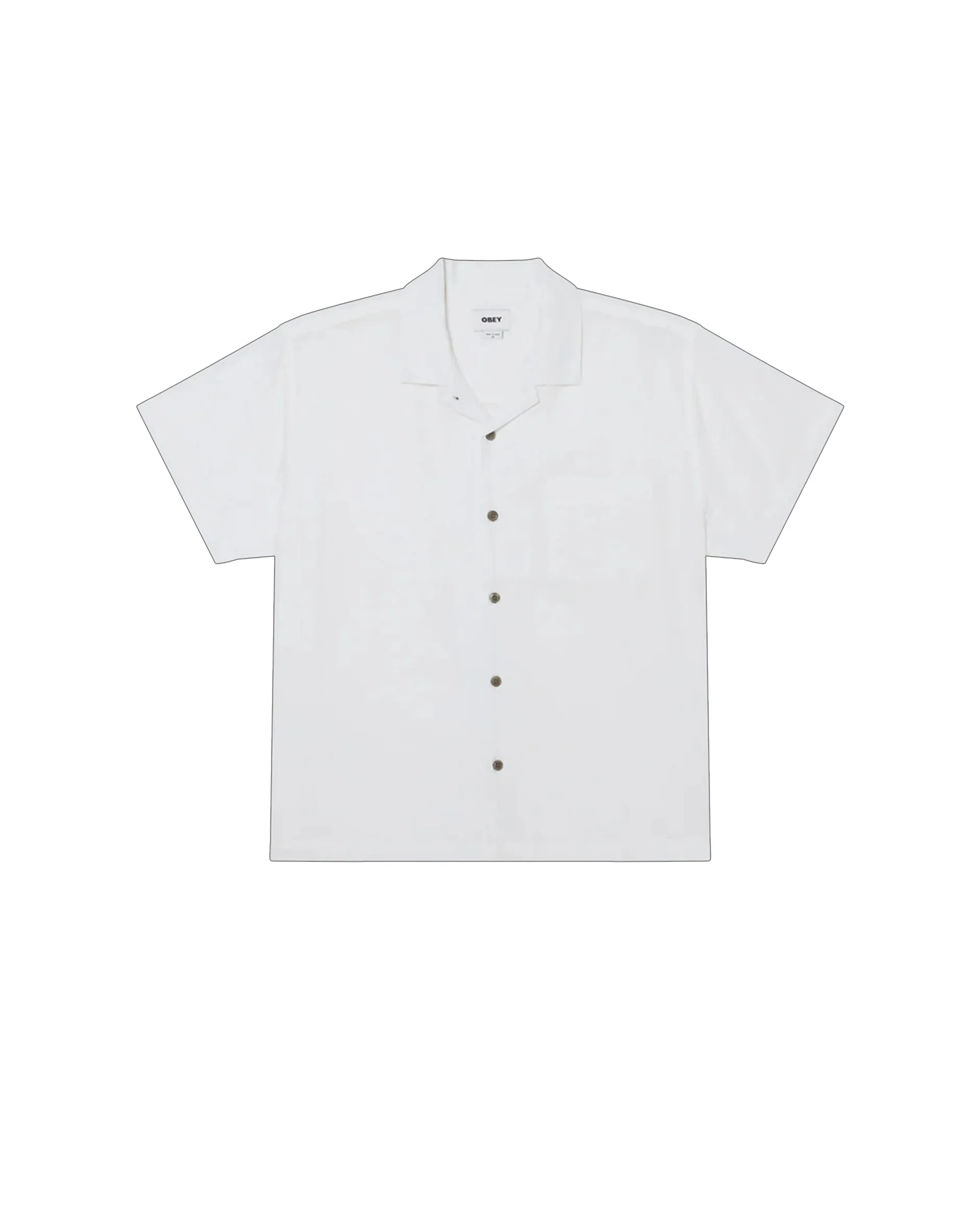 Jasper Woven S/S Shirt - White