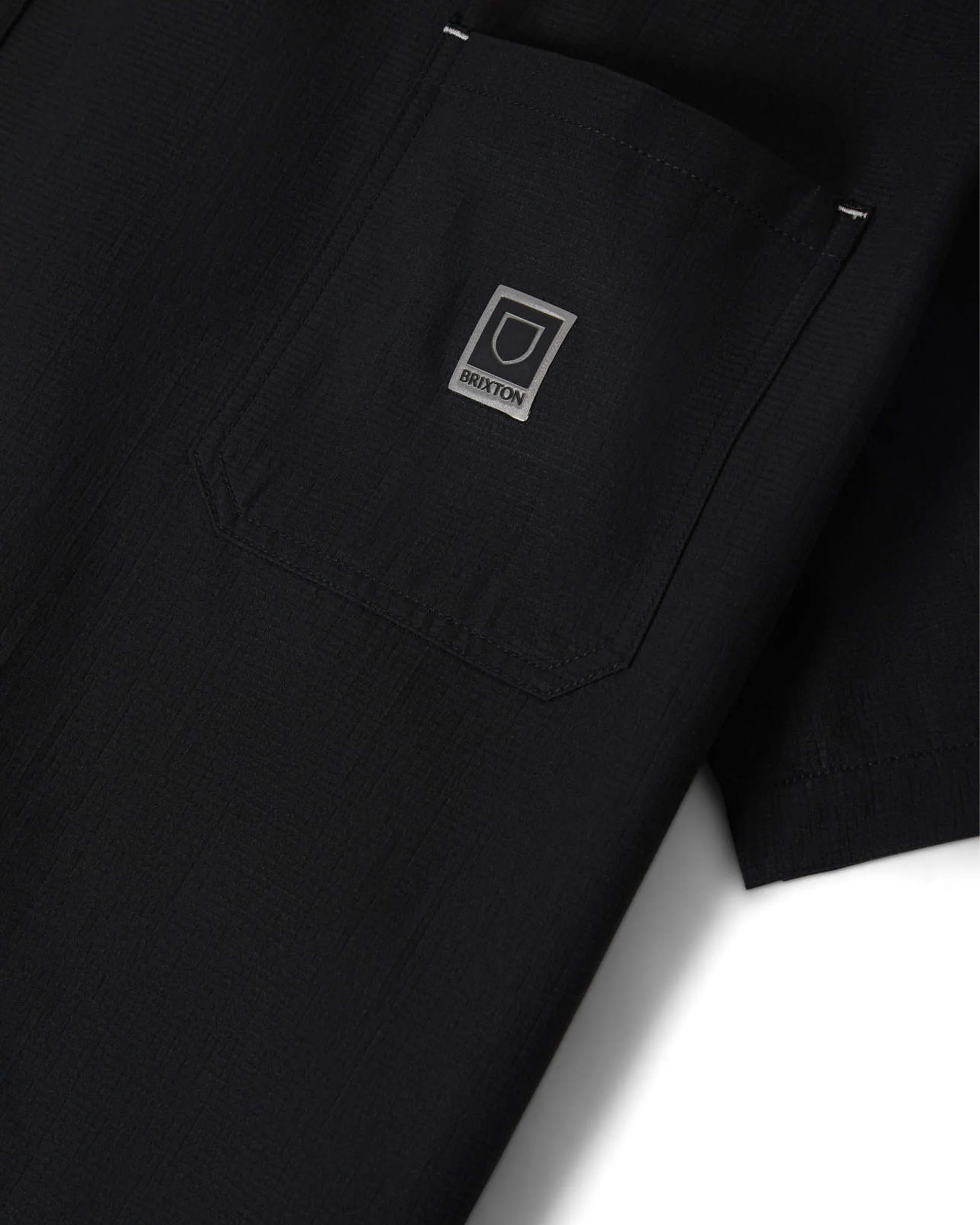 Journey Lightweight 1/2 Zip Cropped Shirt - Black - Image 8