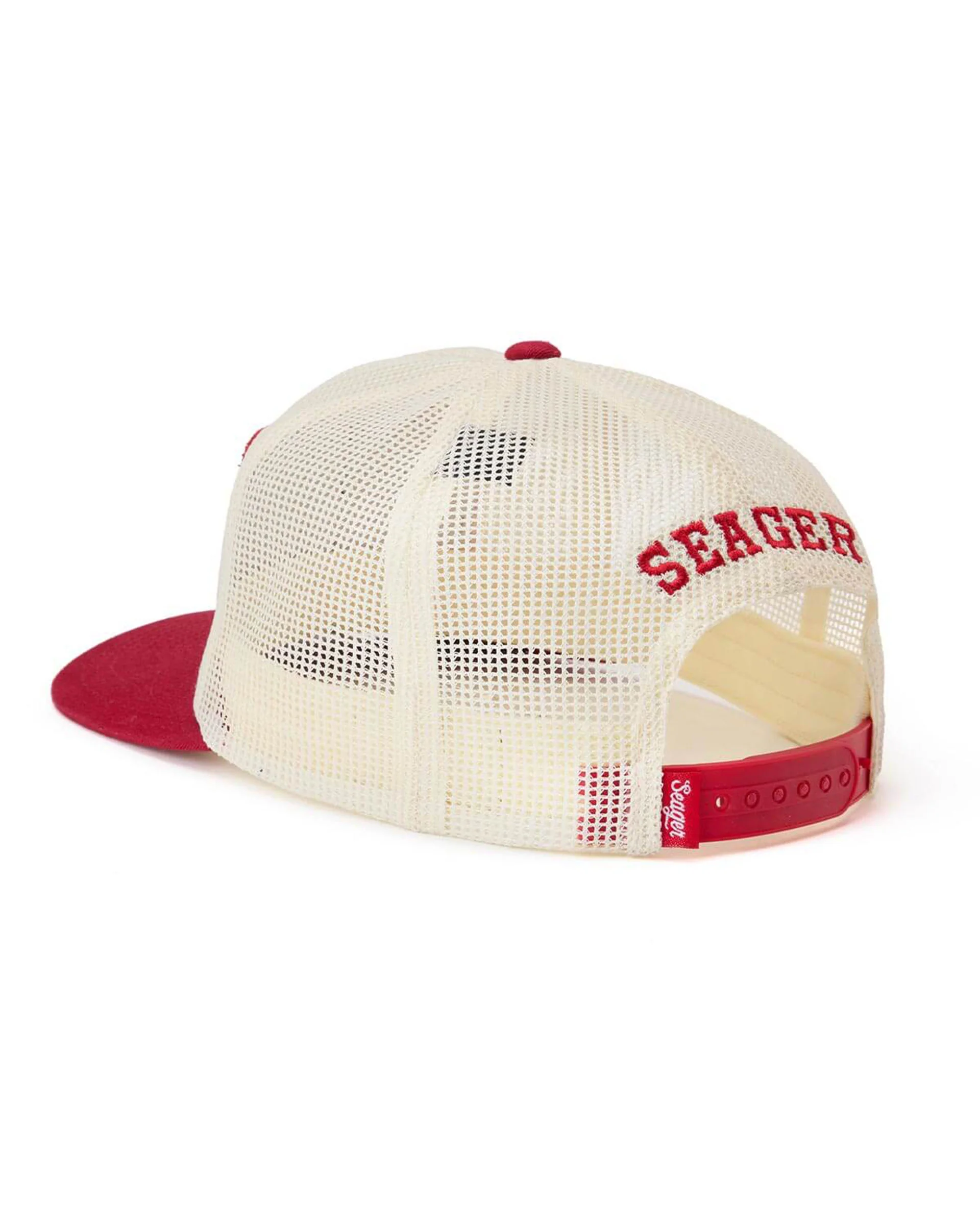 Keep It Country Mesh Trucker Hat - Cream/Red - Image 4